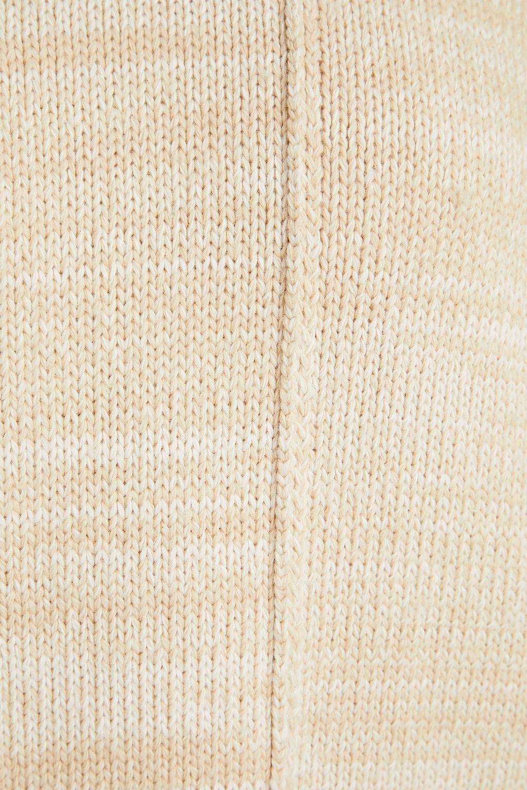 JOSEPH Cropped marled cotton-blend sweater