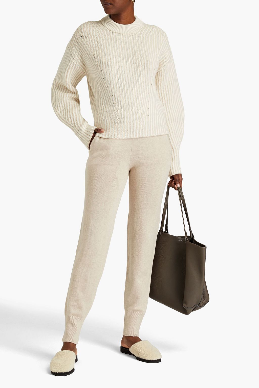 JOSEPH Striped merino wool-blend sweater