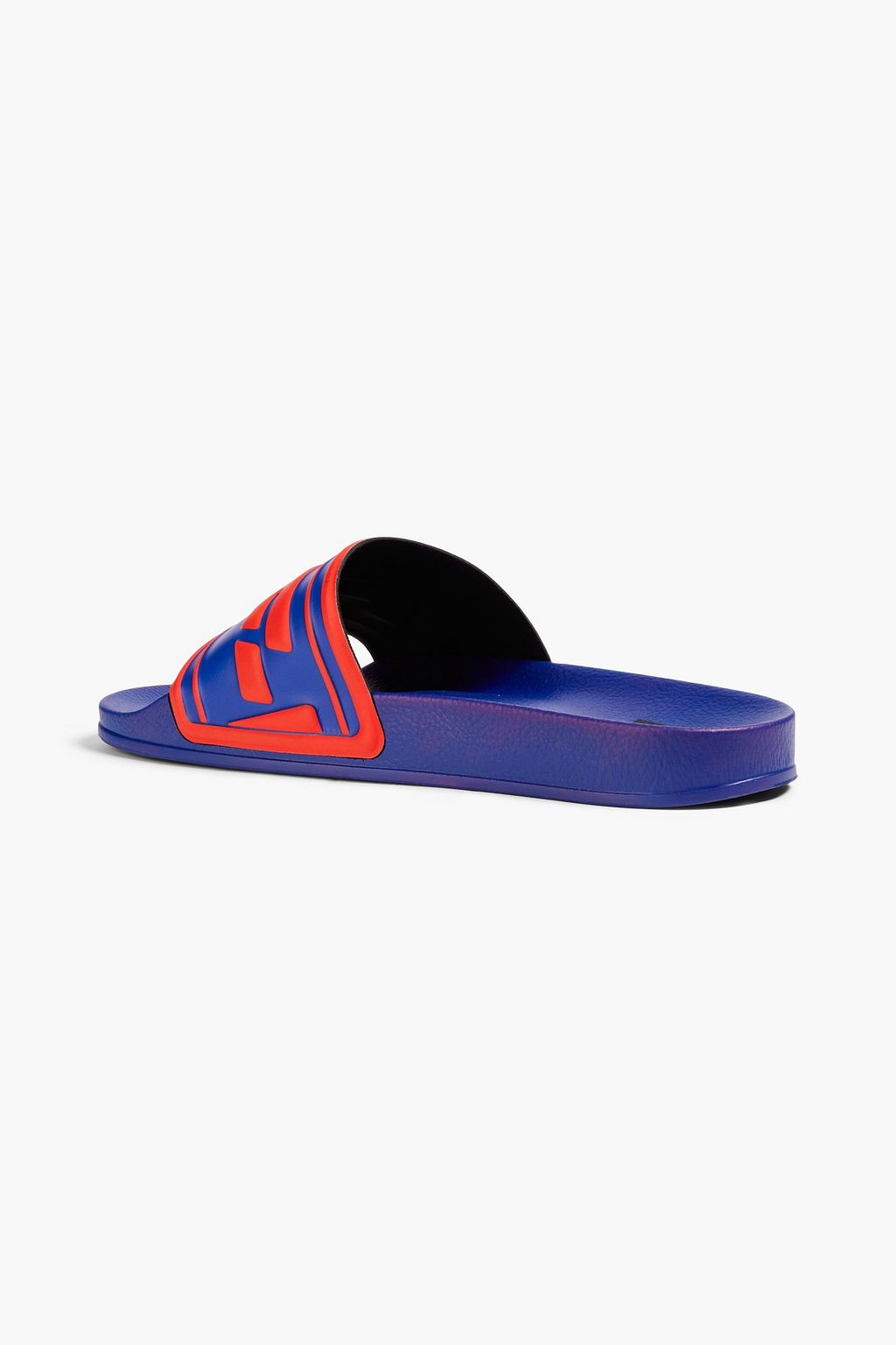 OFF-WHITE™ Logo-embossed faux leather slides