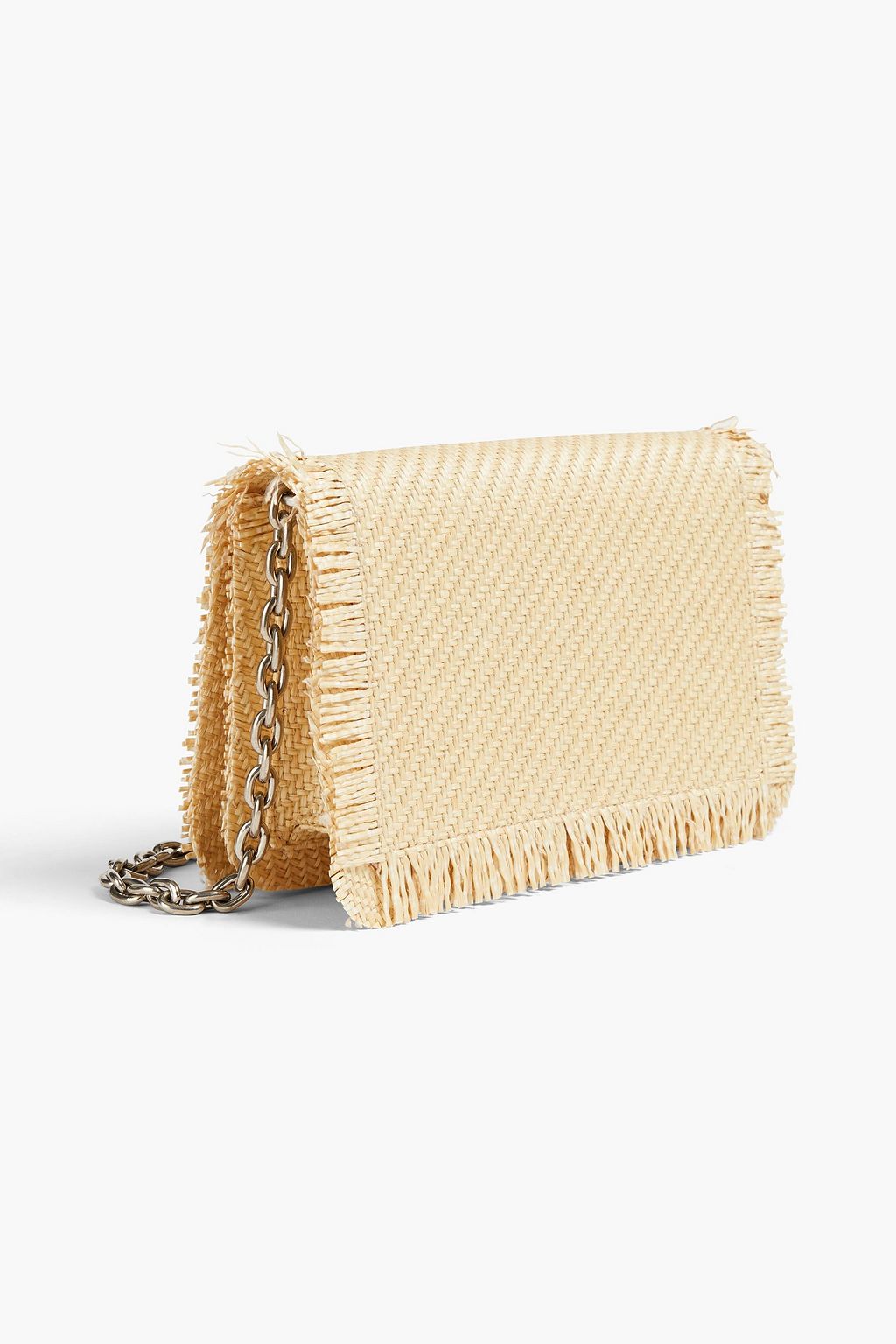 OFF-WHITE™ Jitney 0.5 faux raffia shoulder bag