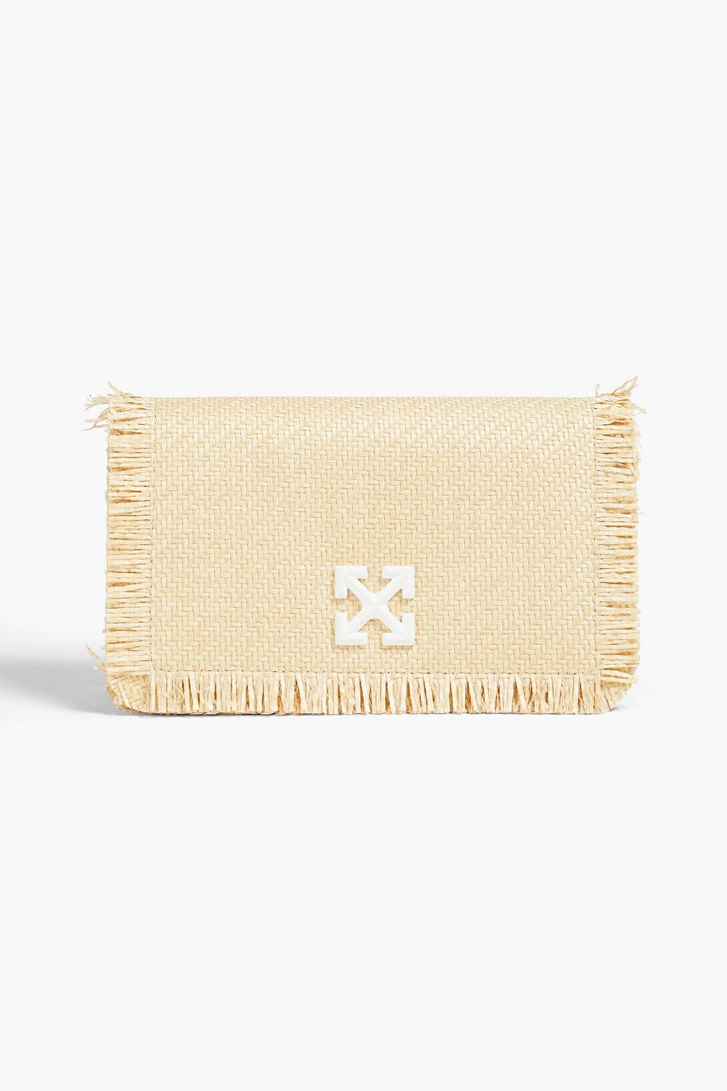 OFF-WHITE™ Jitney 0.5 faux raffia shoulder bag