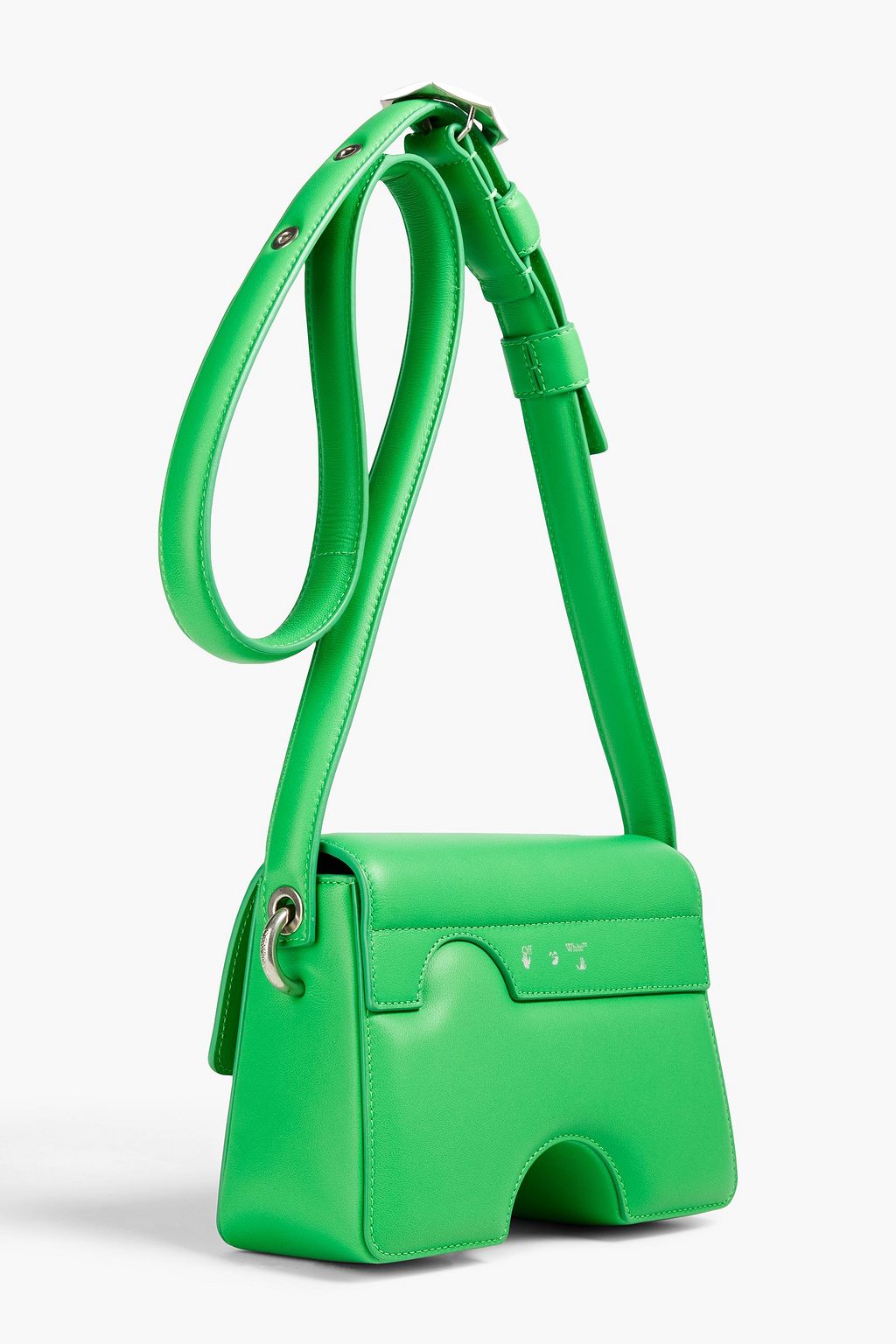 OFF-WHITE™ Burrow Crossbody Bag aus Leder mit Cut-outs