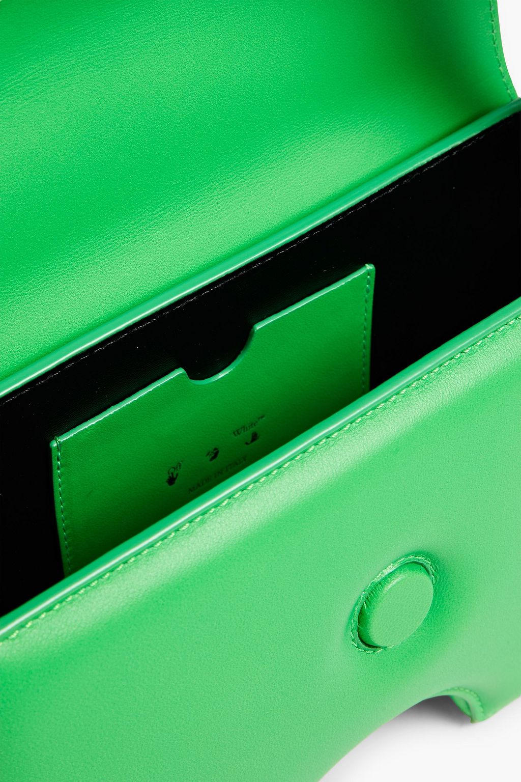 OFF-WHITE™ Burrow Crossbody Bag aus Leder mit Cut-outs