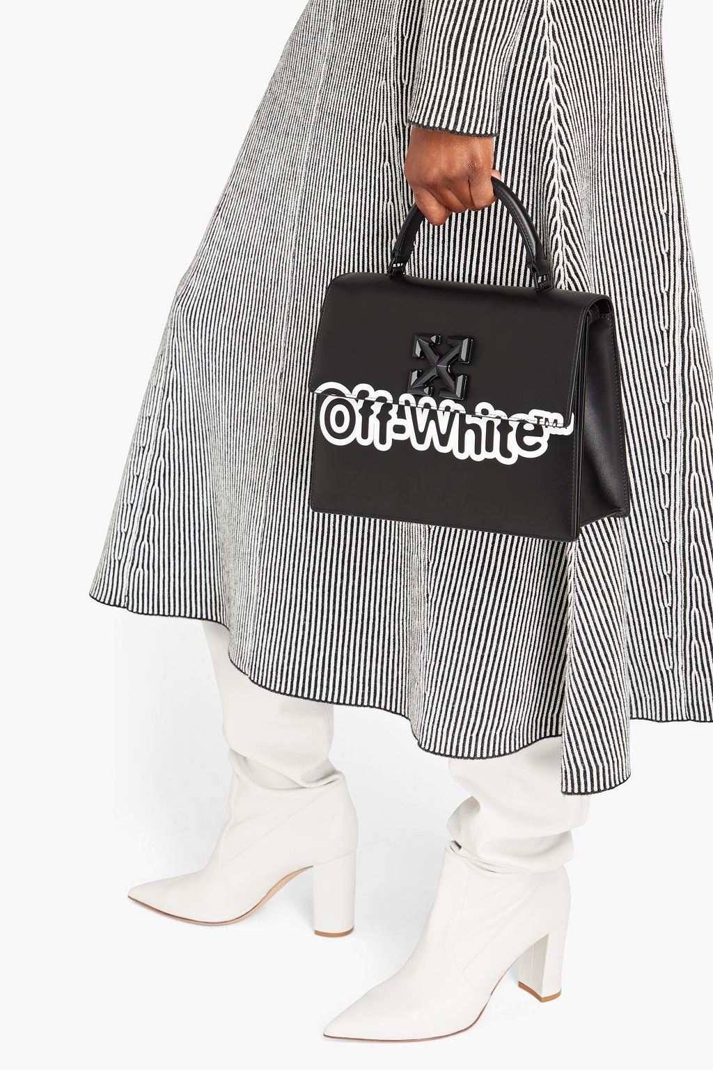 OFF-WHITE™ Jitney 2.5 printed leather tote