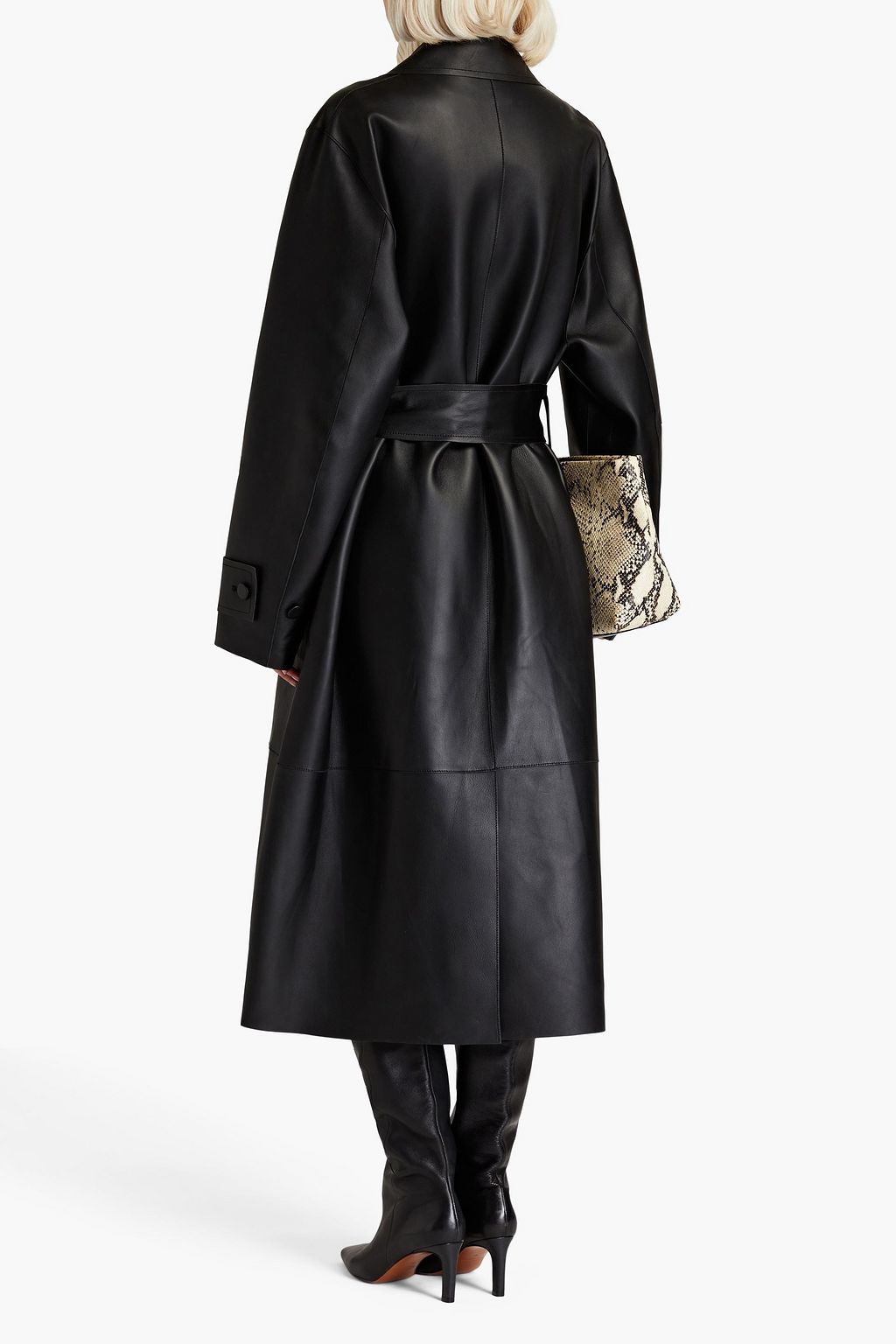 JOSEPH Chari oversized leather trench coat