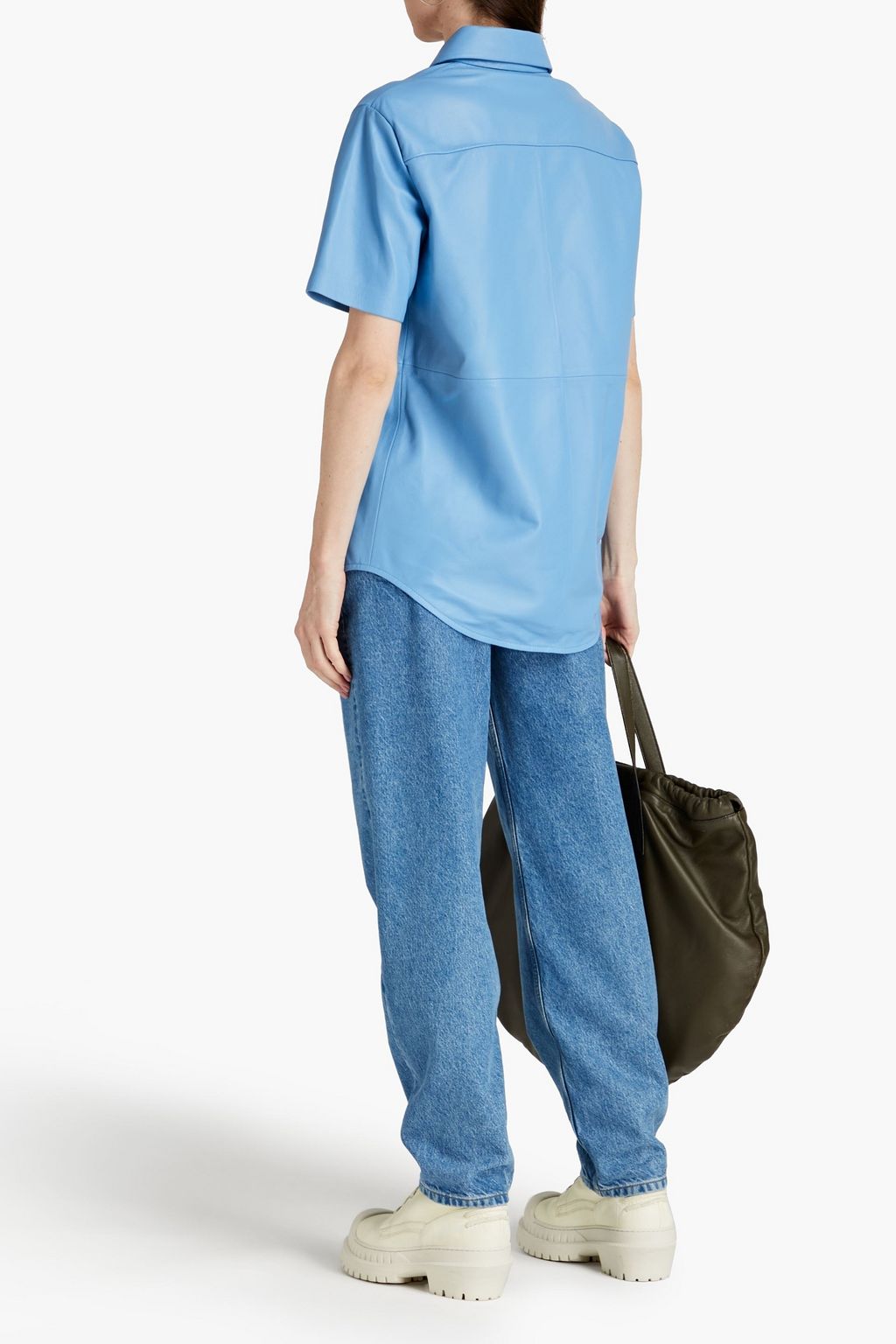 JOSEPH Bruni leather shirt