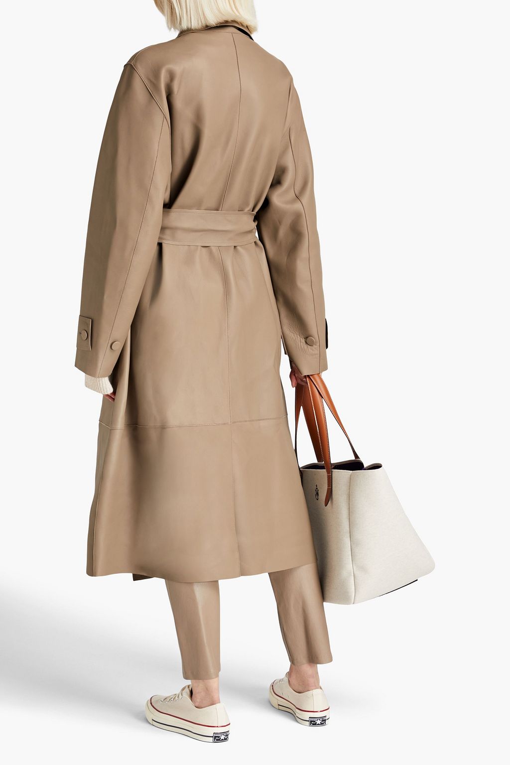 JOSEPH Chari oversized leather trench coat