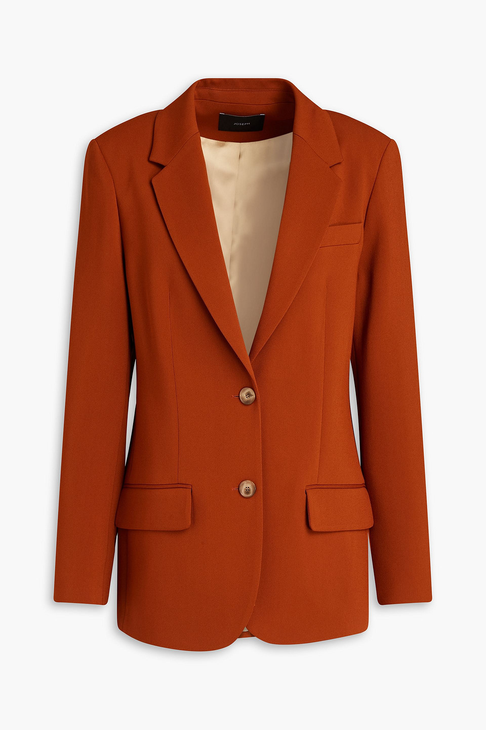 Joseph Jackie Crepe Blazer In Tan