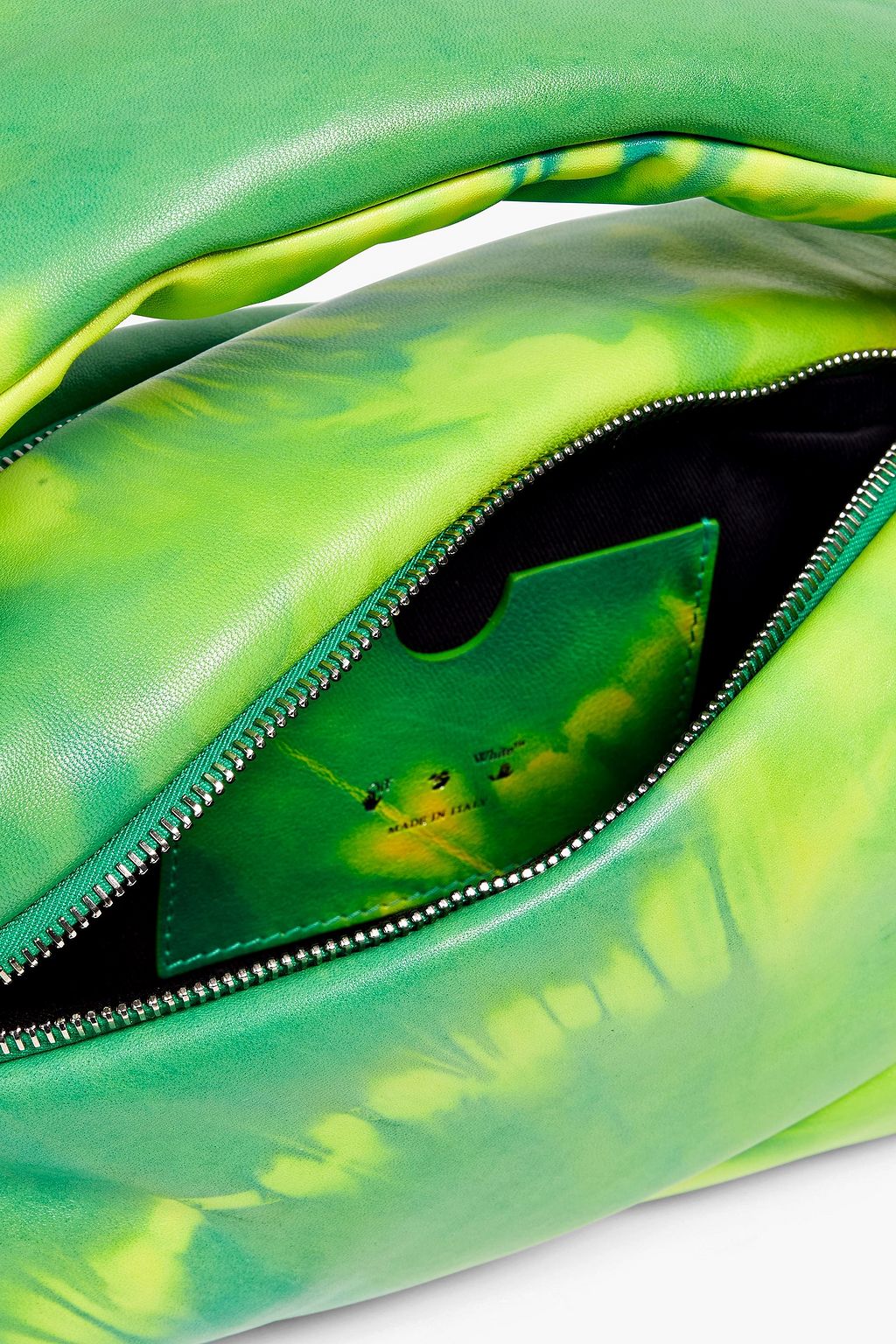 OFF-WHITE™ Pump 24 tie-dyed padded leather tote