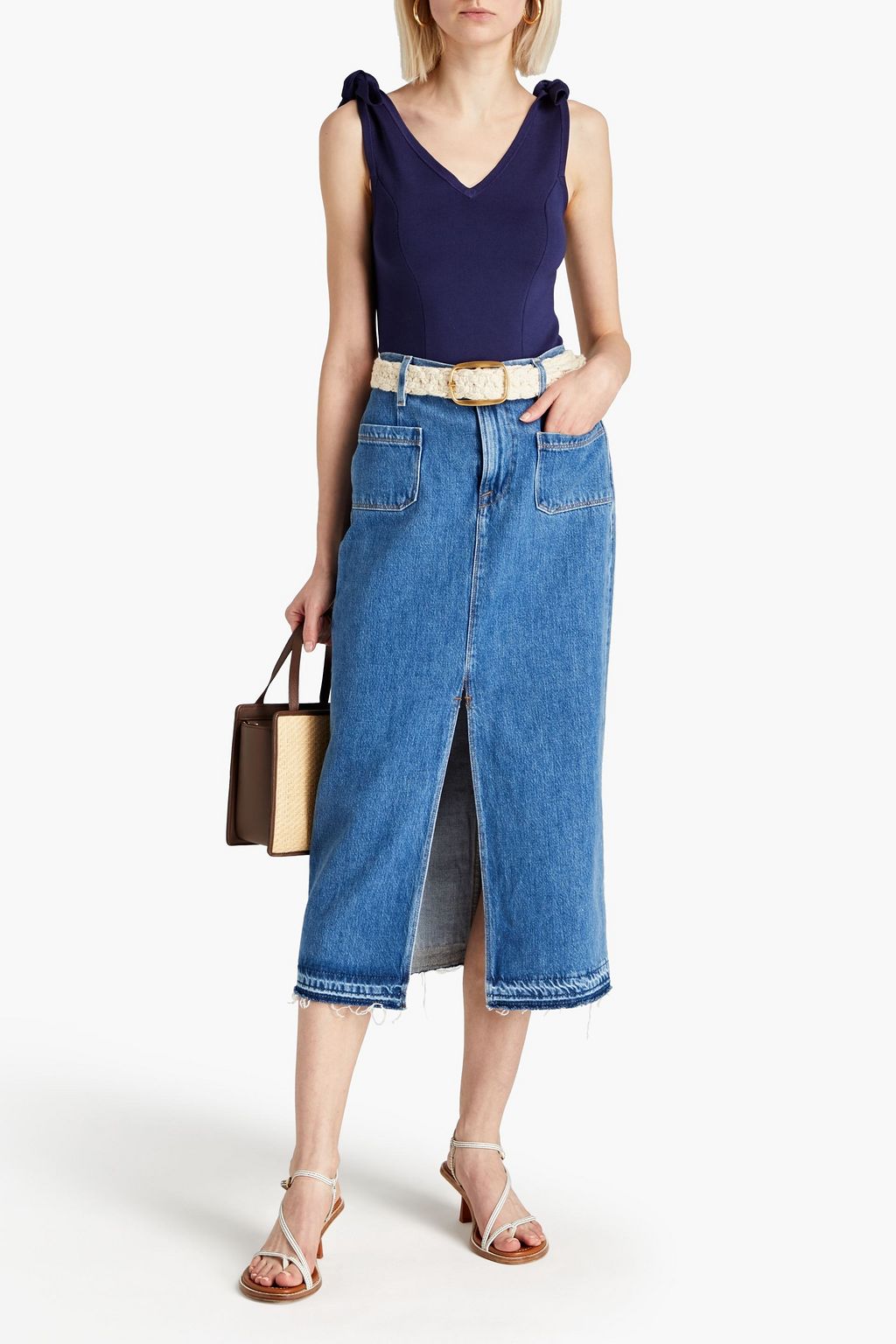 ZIMMERMANN ニット トップス ノット付き