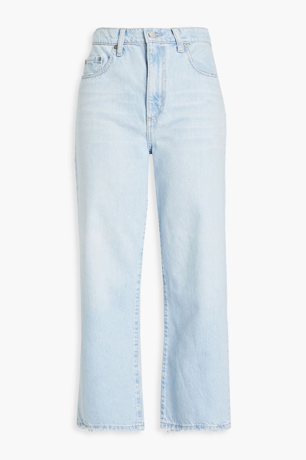 NOBODY DENIM Lou cropped high-rise wide-leg jeans | THE OUTNET