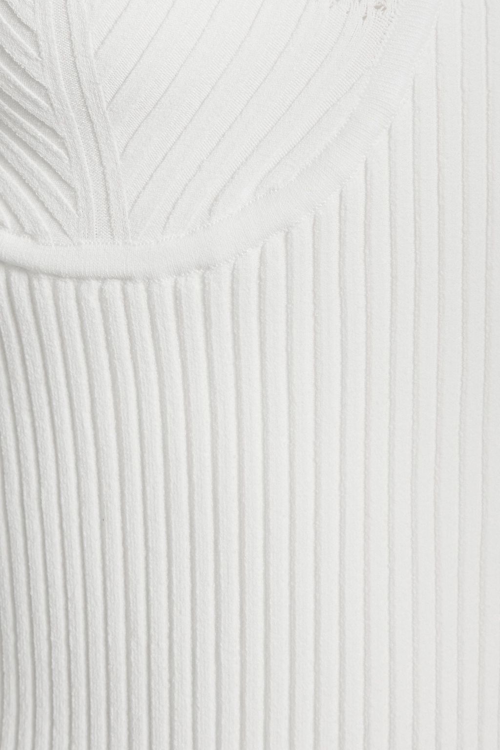 HELMUT LANG Ribbed-knit midi dress