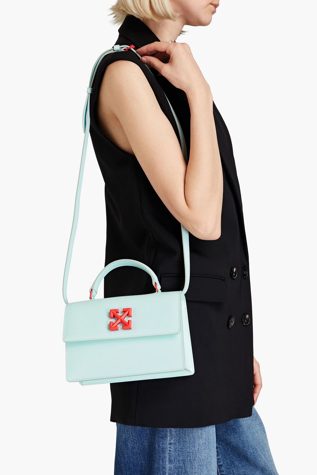 OFF-WHITE™ Jitney 1.4 leather tote