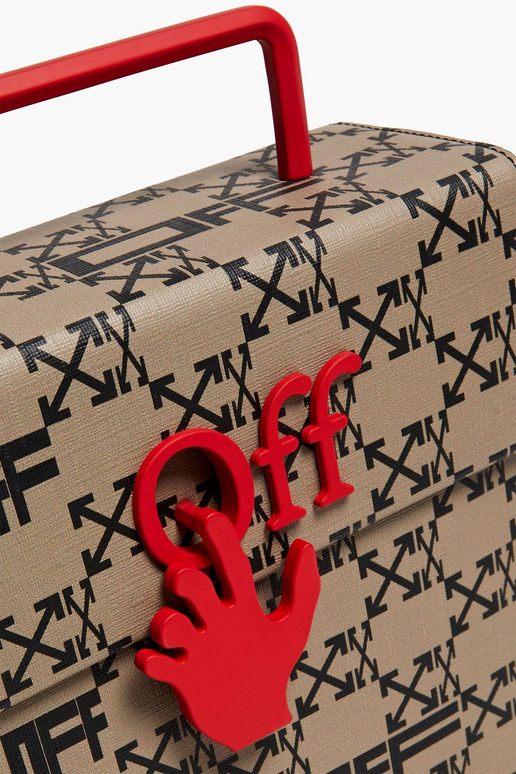 OFF-WHITE™ Jitney 1.4 logo-print leather tote