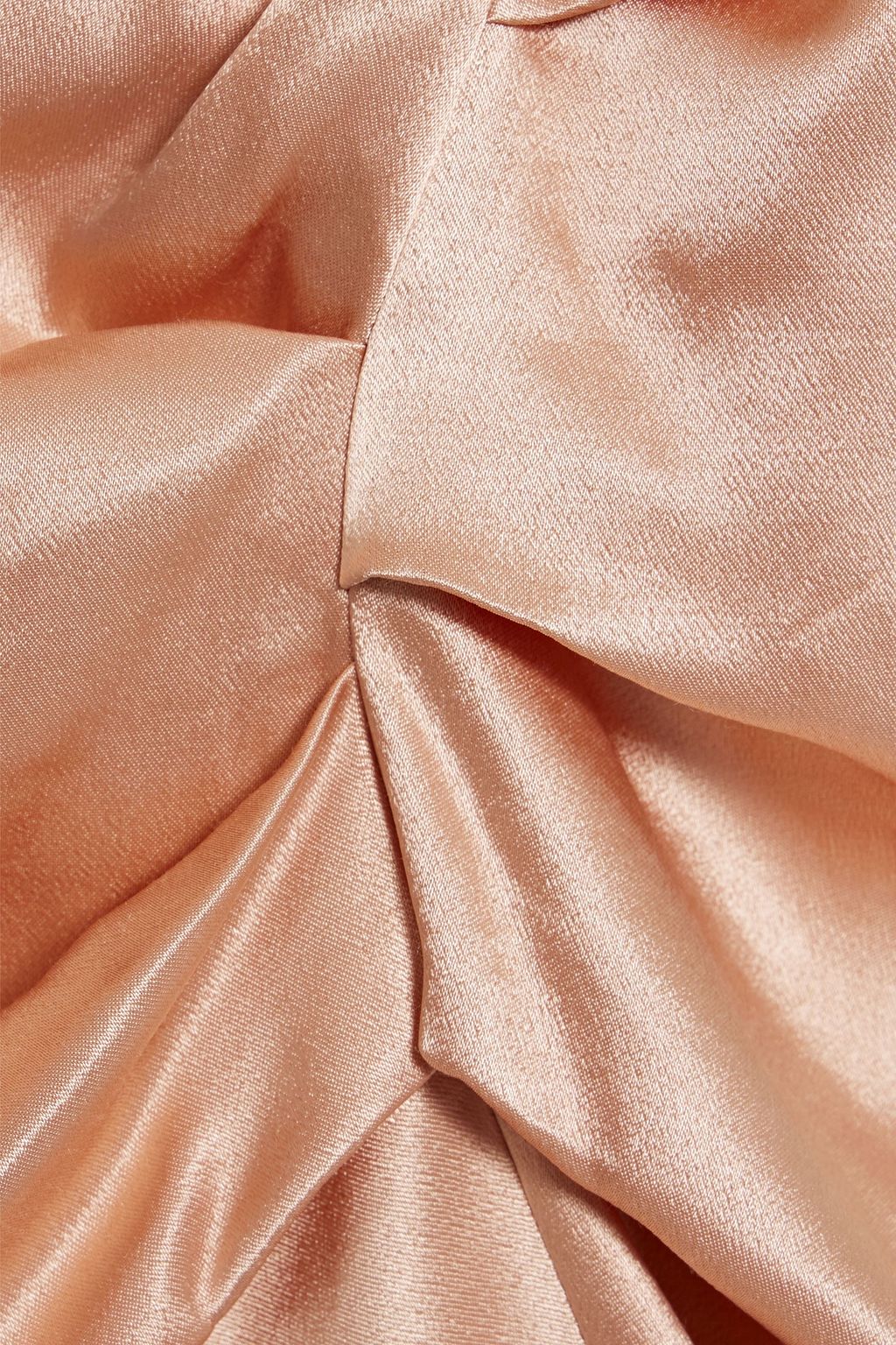 DRIES VAN NOTEN Draped satin-crepe camisole