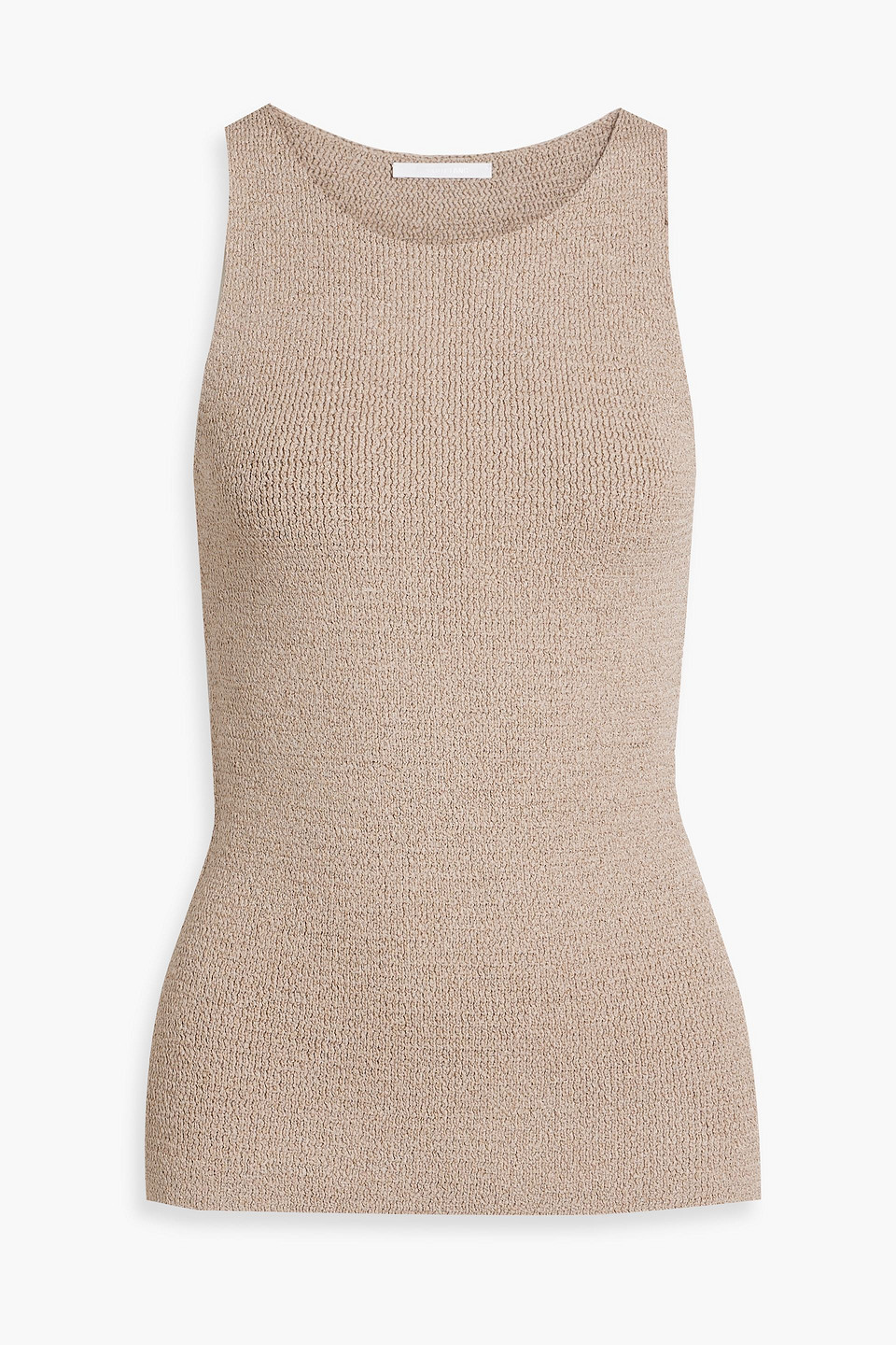 Helmut Lang Taupe Polyester Tank Top In Neutral