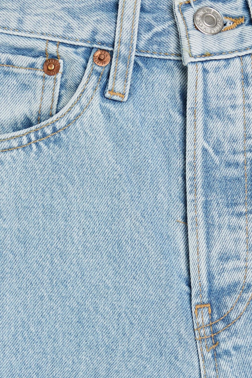 RE/DONE 90s distressed high-rise straight-leg jeans