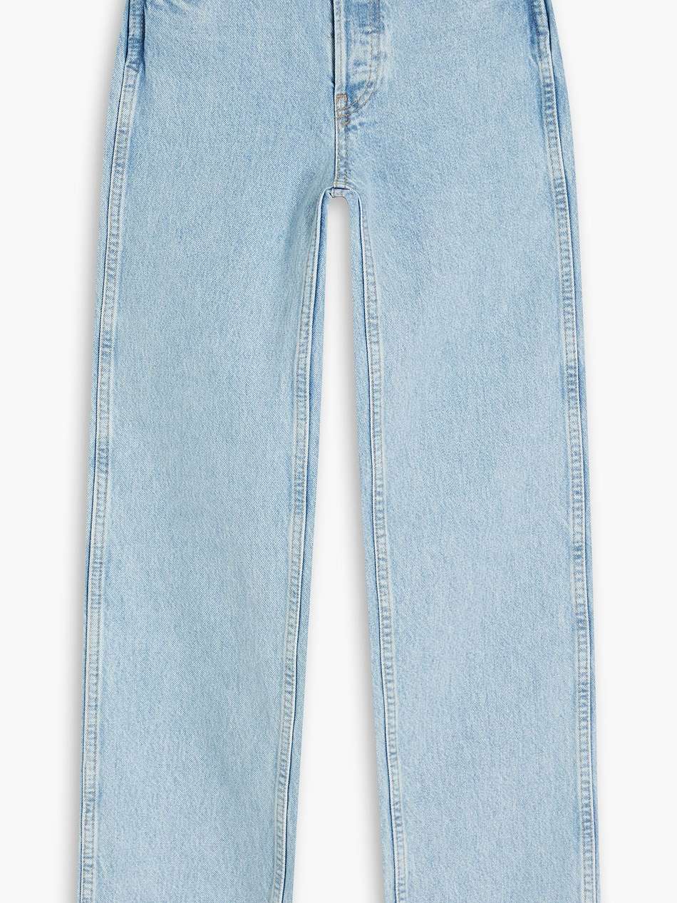 90s faded high-rise straight-leg jeans