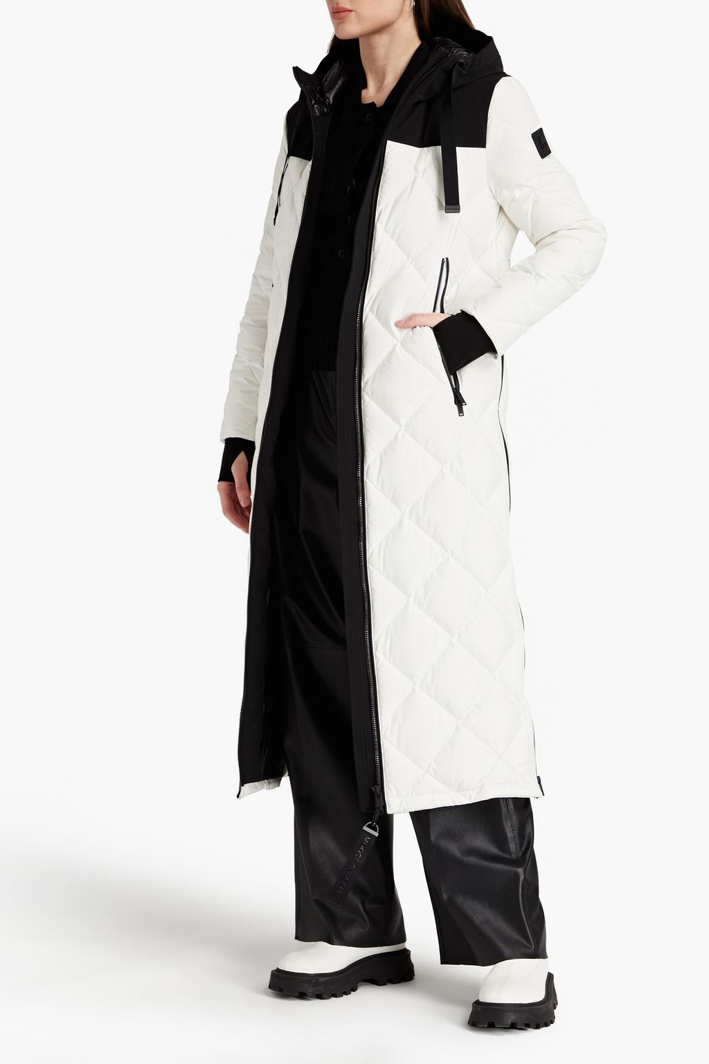 MOOSE KNUCKLES Jaillante quilted shell hooded down parka