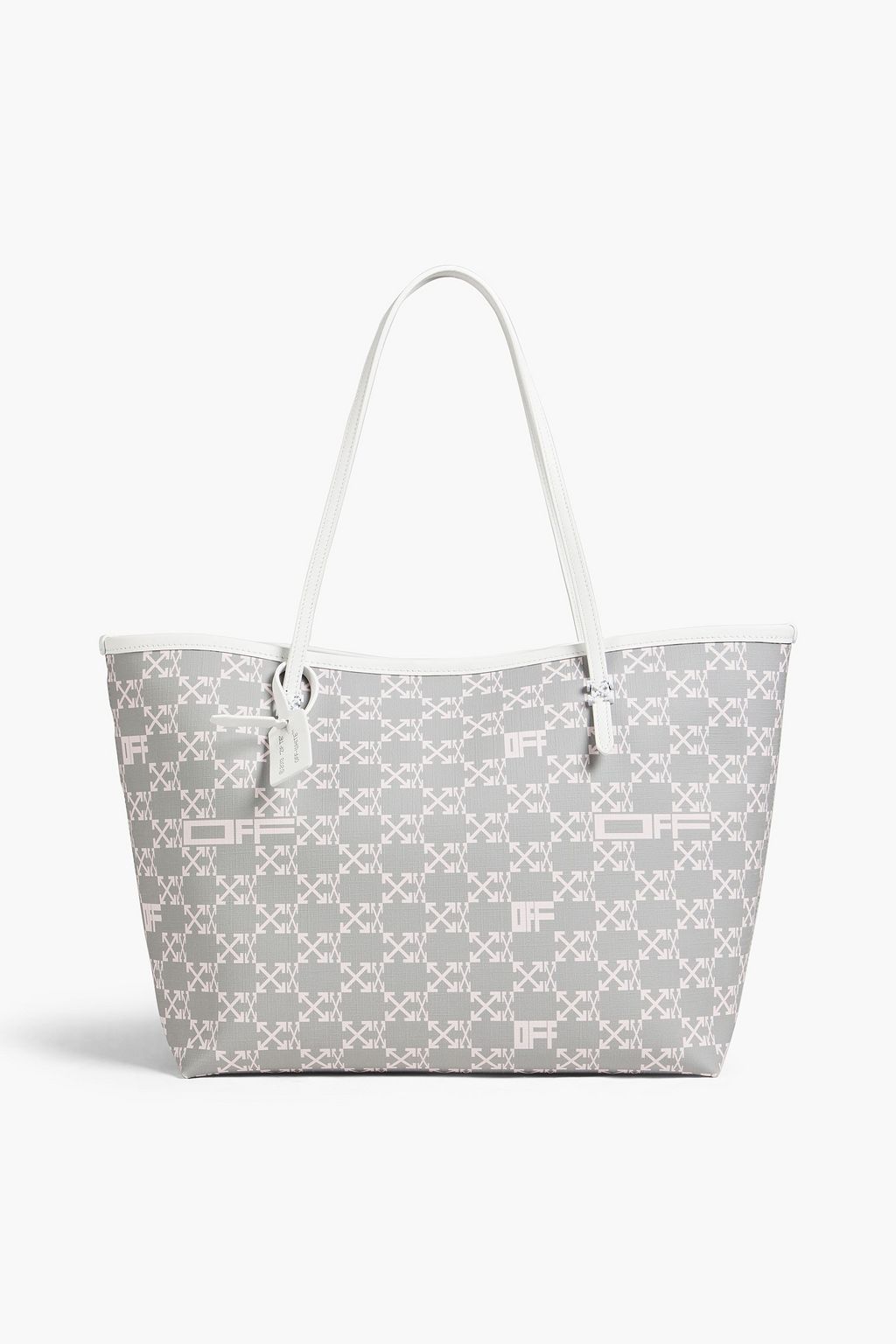 OFF WHITE Day Off logo print coated canvas tote THE OUTNET