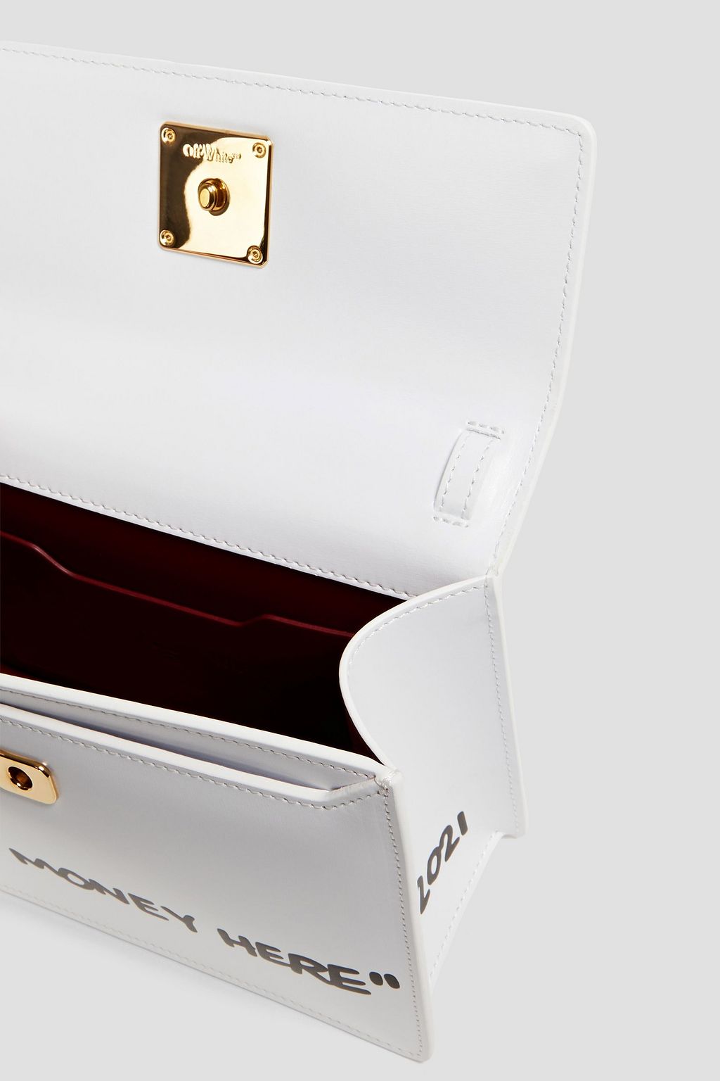 OFF-WHITE™ Jitney 1.4 printed leather tote