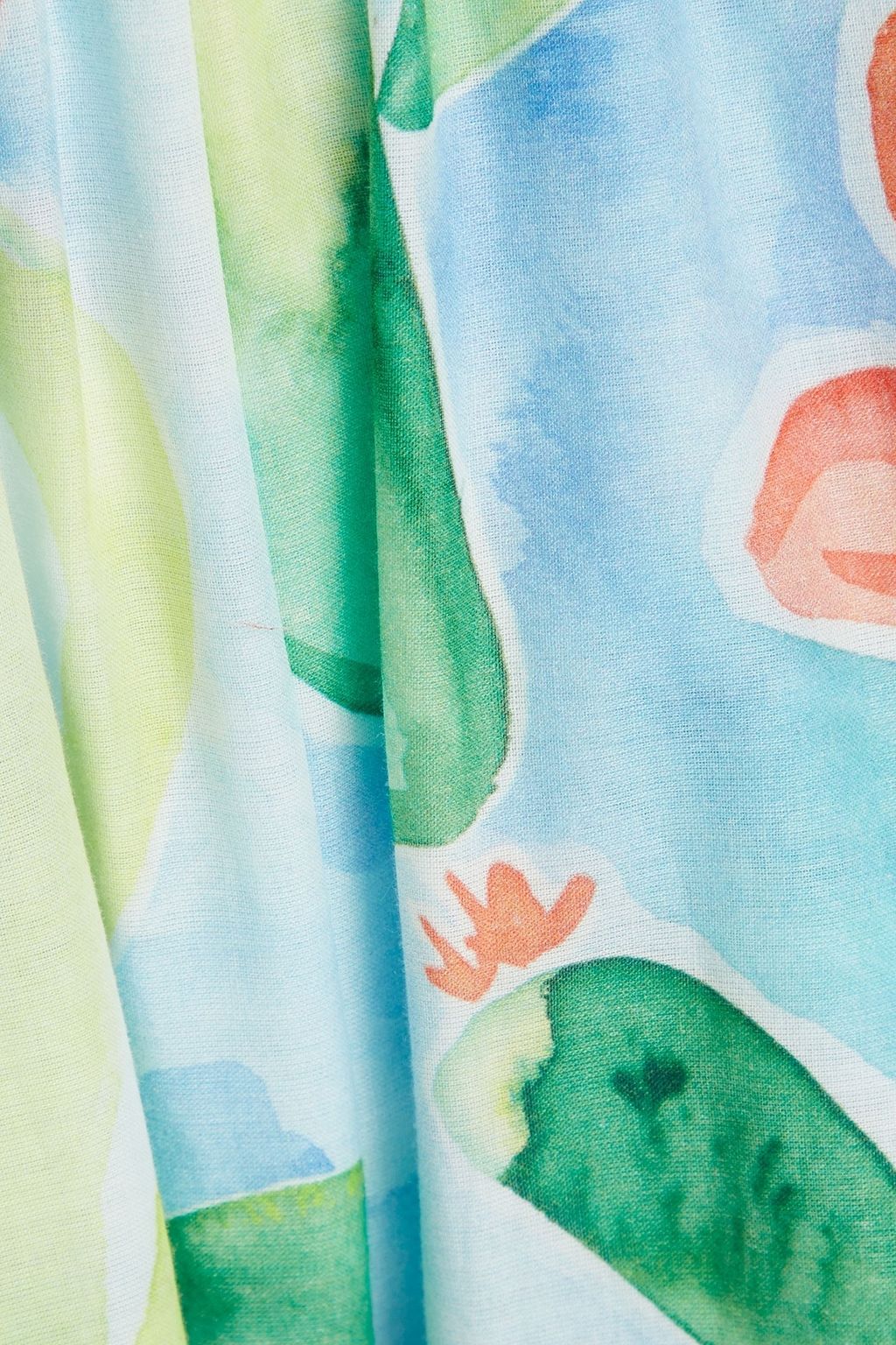 CHARO RUIZ IBIZA Lamu Cropped Karottenhose aus Voile aus einer Baumwollmischung mit Print