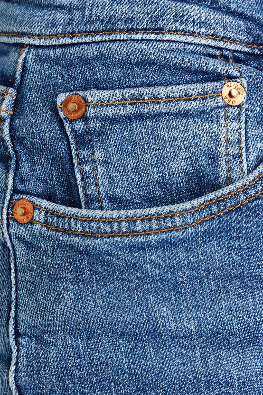 RE/DONE 90s distressed high-rise skinny jeans