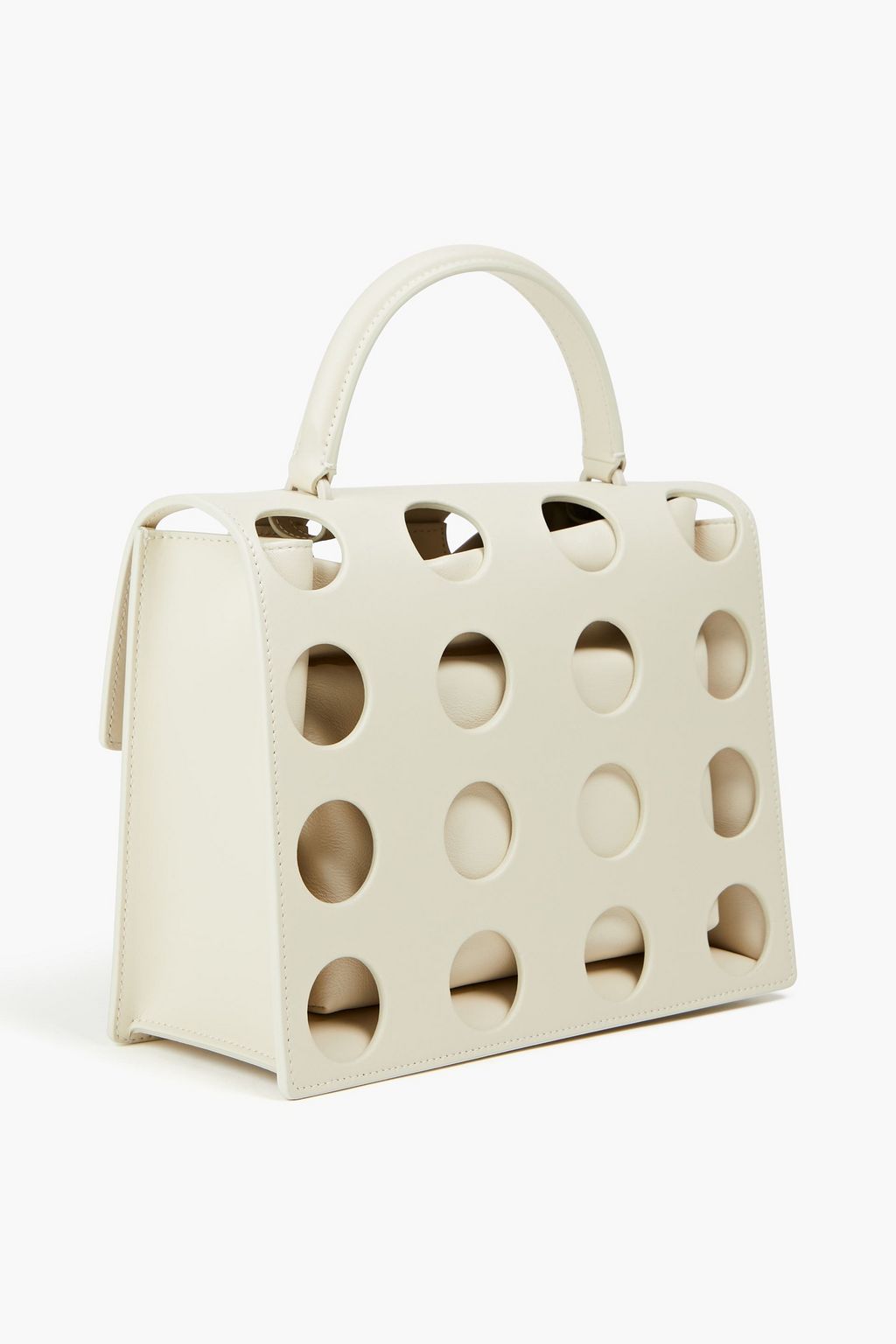 OFF-WHITE™ 2.8 Jitney Porthole cutout leather tote