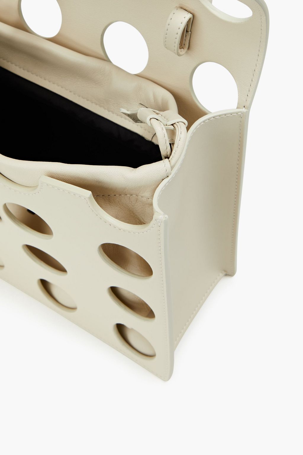 OFF-WHITE™ 2.8 Jitney Porthole cutout leather tote