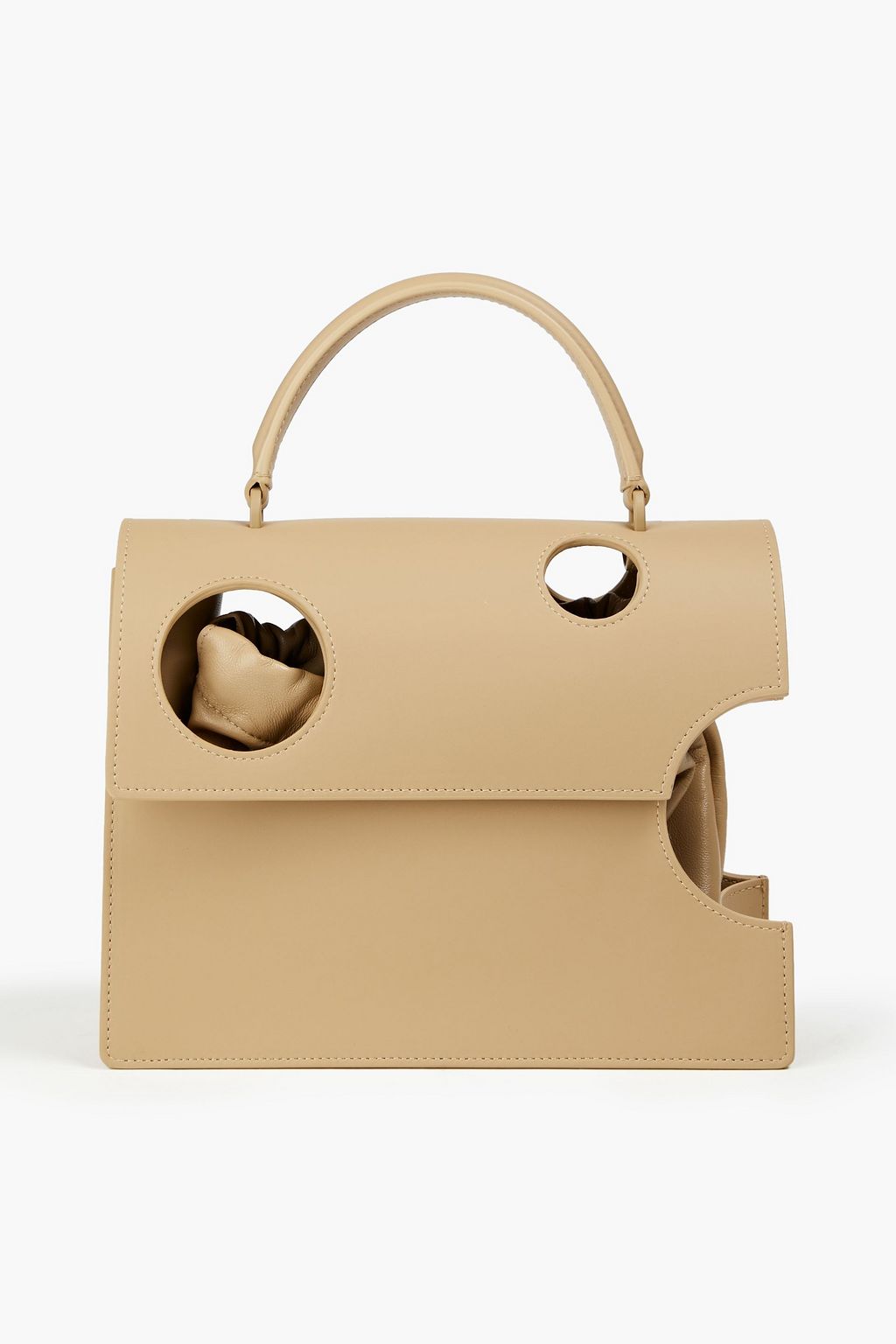 OFF-WHITE™ 2.8 Jitney Porthole cutout leather tote