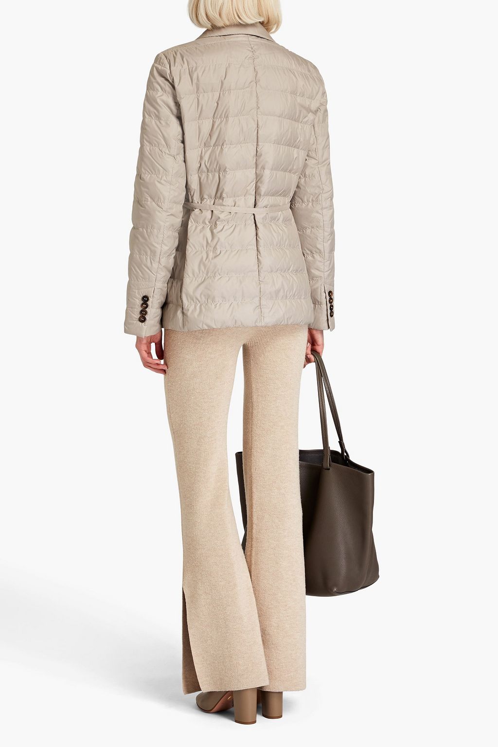 BRUNELLO CUCINELLI Quilted shell down jacket THE