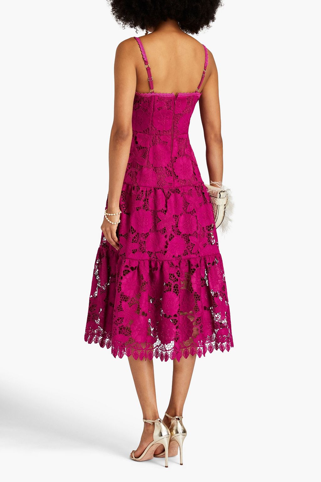 Marchesa Notte Guipure Lace Dress Marchesa The Outnet Evening Dresses MARCHESA NOTTE Off-the Marchesa Notte Guipure Lace Dress Marchesa The Outnet Evening Dresses MARCHESA NOTTE Off-the