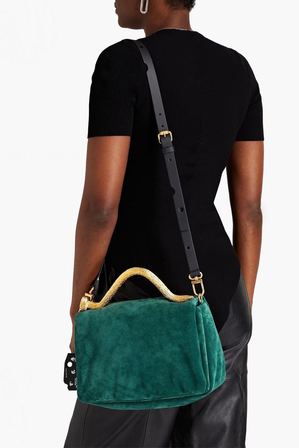 OFF-WHITE™ Suede tote