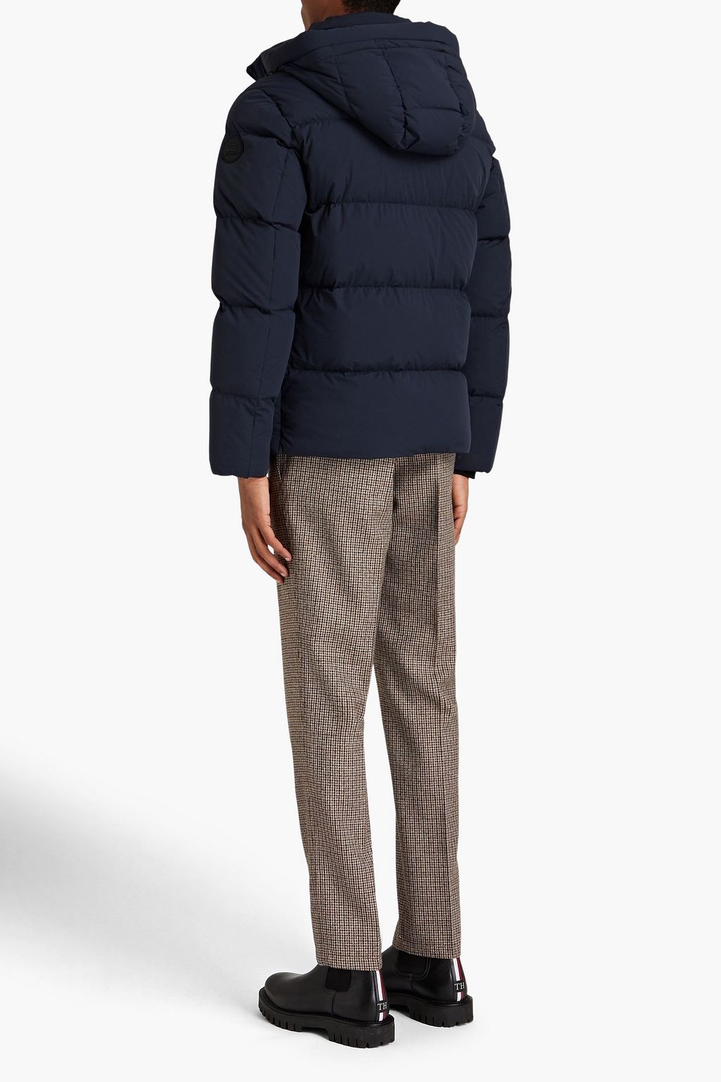 WOOLRICH Sierra Supreme quilted shell hooded down jacket