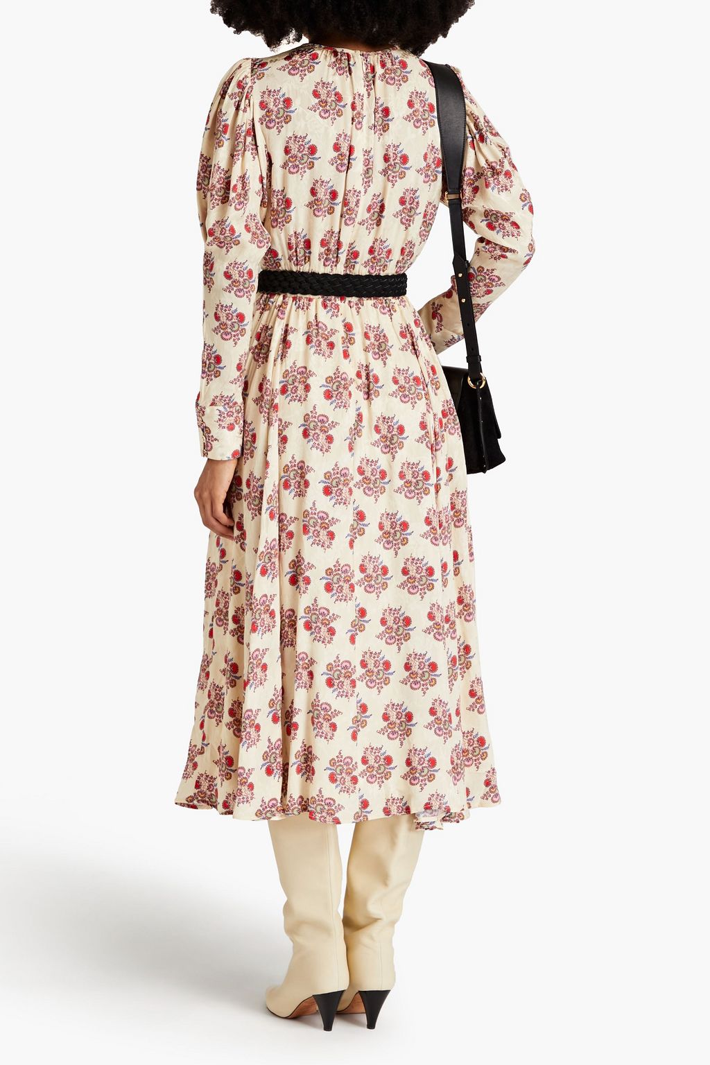 by timo jacquard midi dress