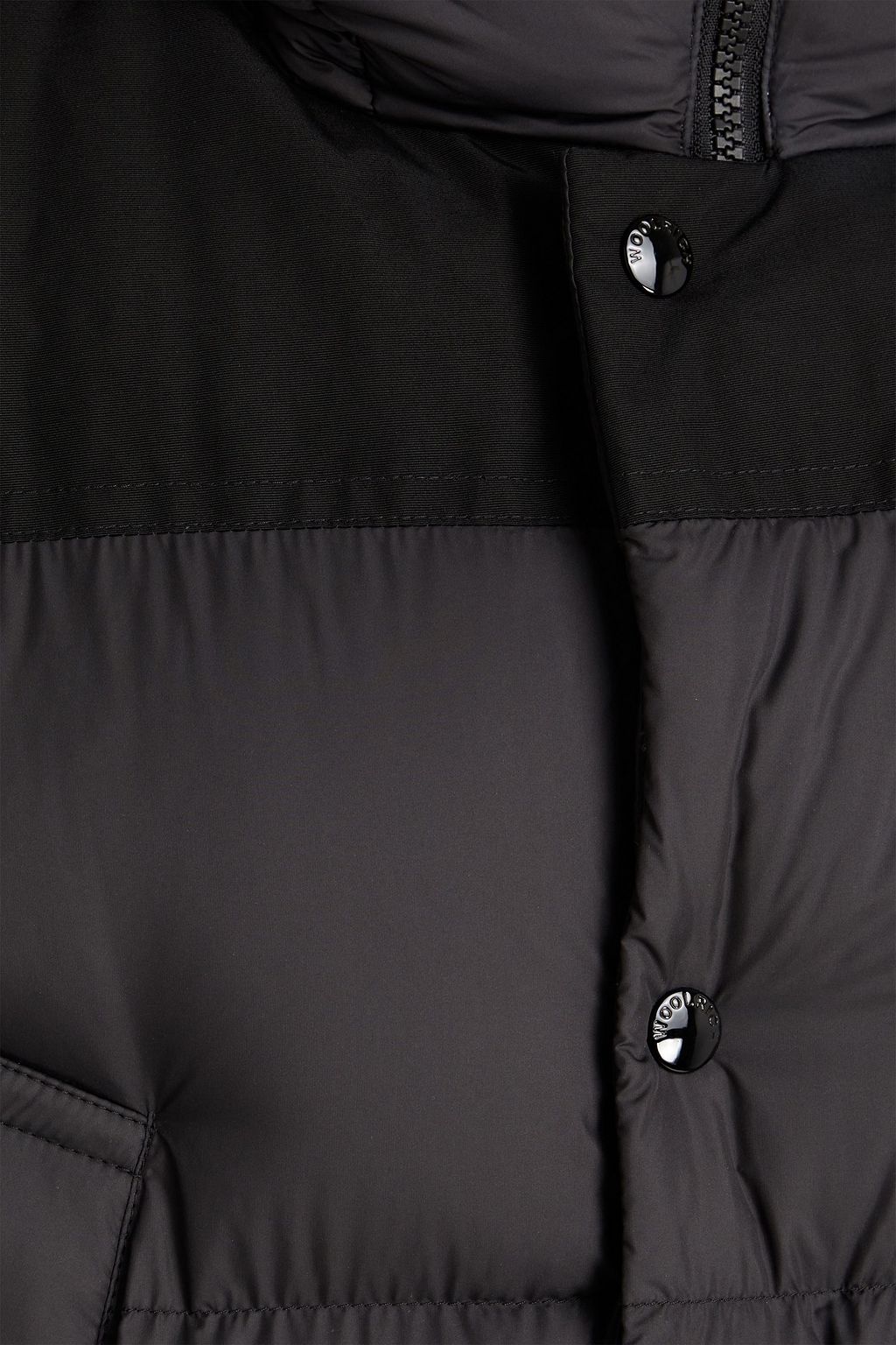 WOOLRICH Sierra Supreme quilted shell hooded down jacket