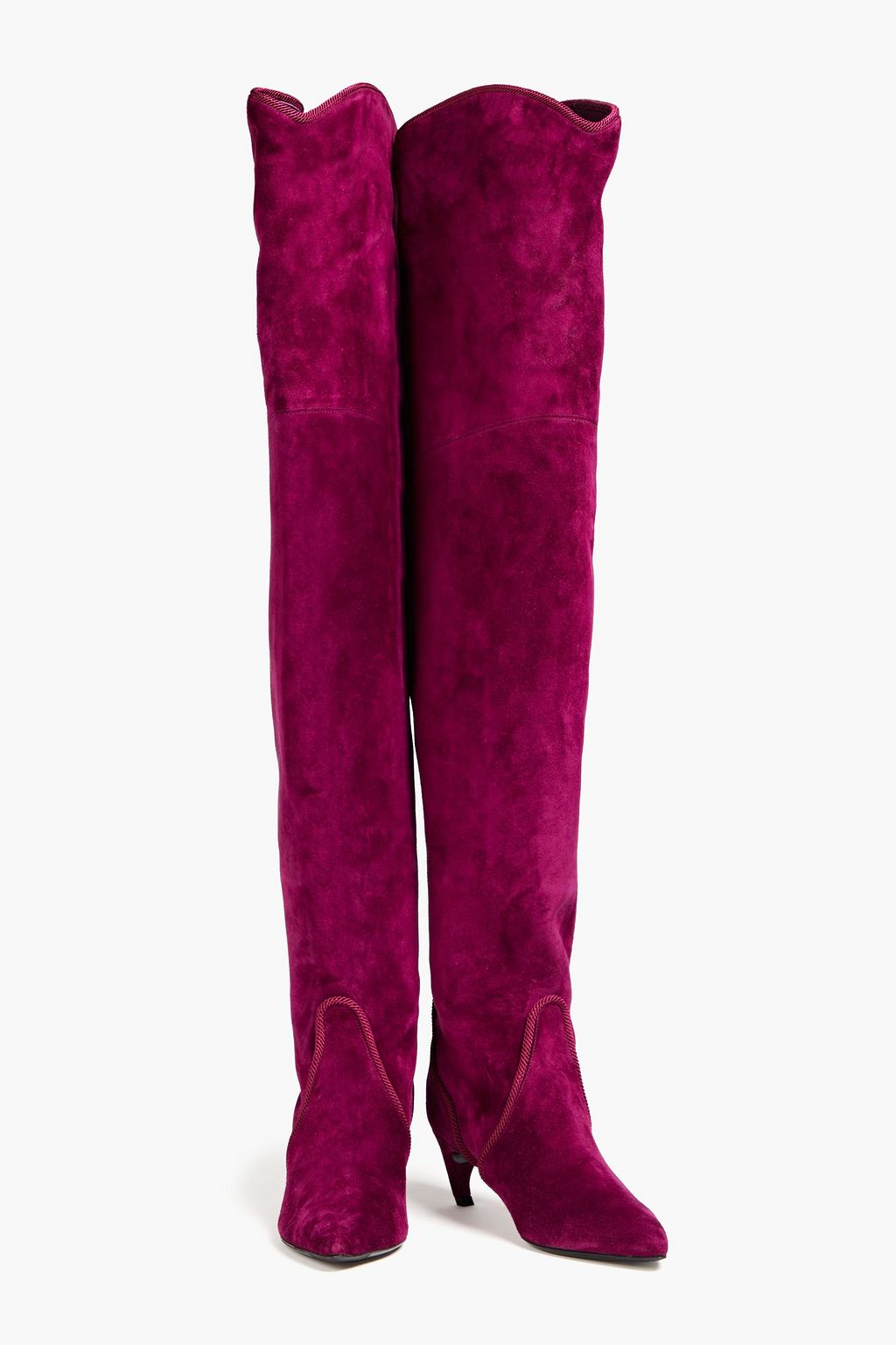 ROGER VIVIER Suede over-the-knee boots