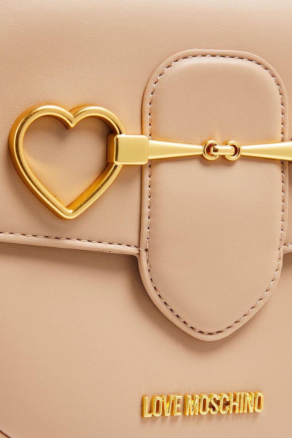 LOVE MOSCHINO Embellished faux leather shoulder bag