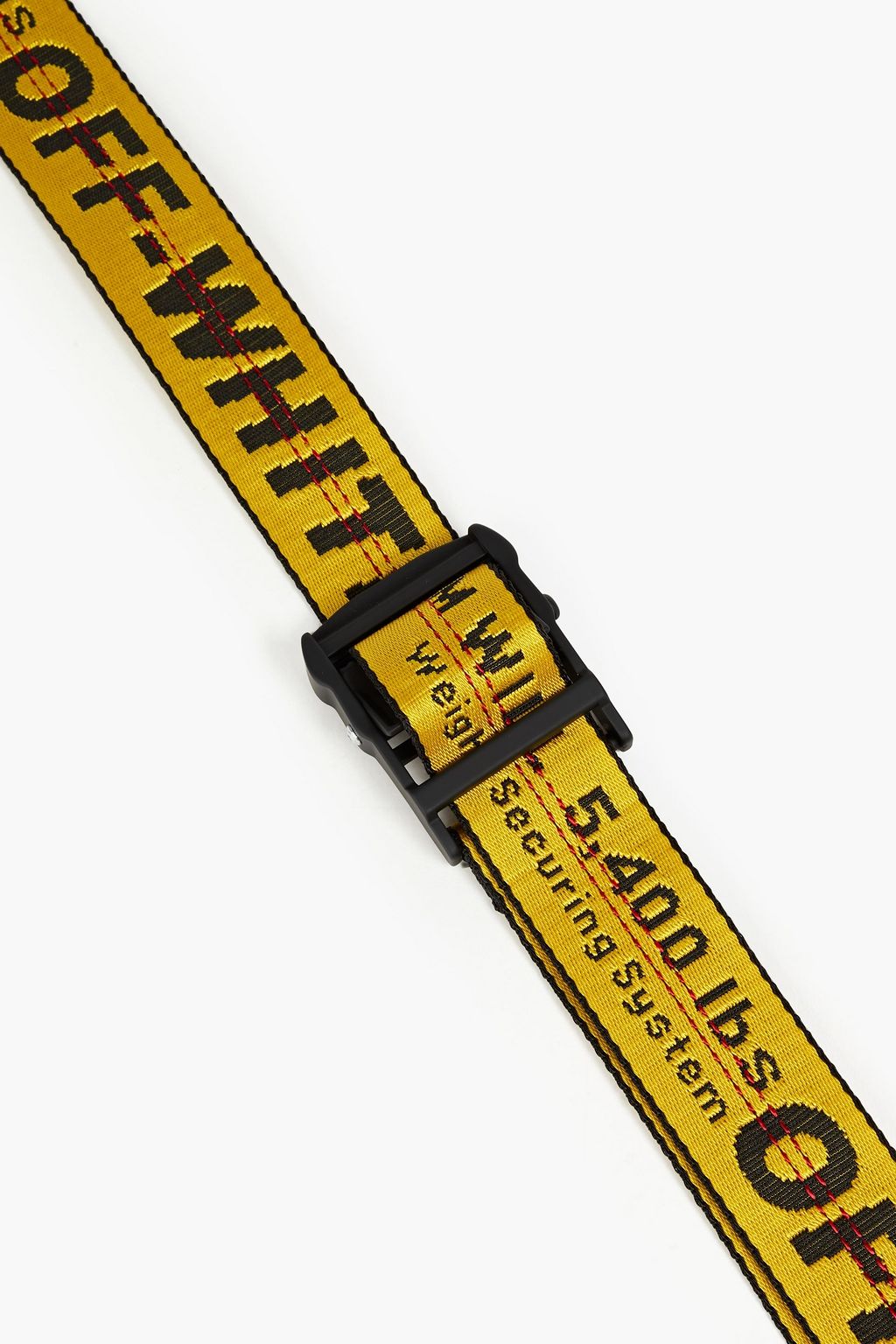 OFF-WHITE™ Logo-jacquard webbing bag strap