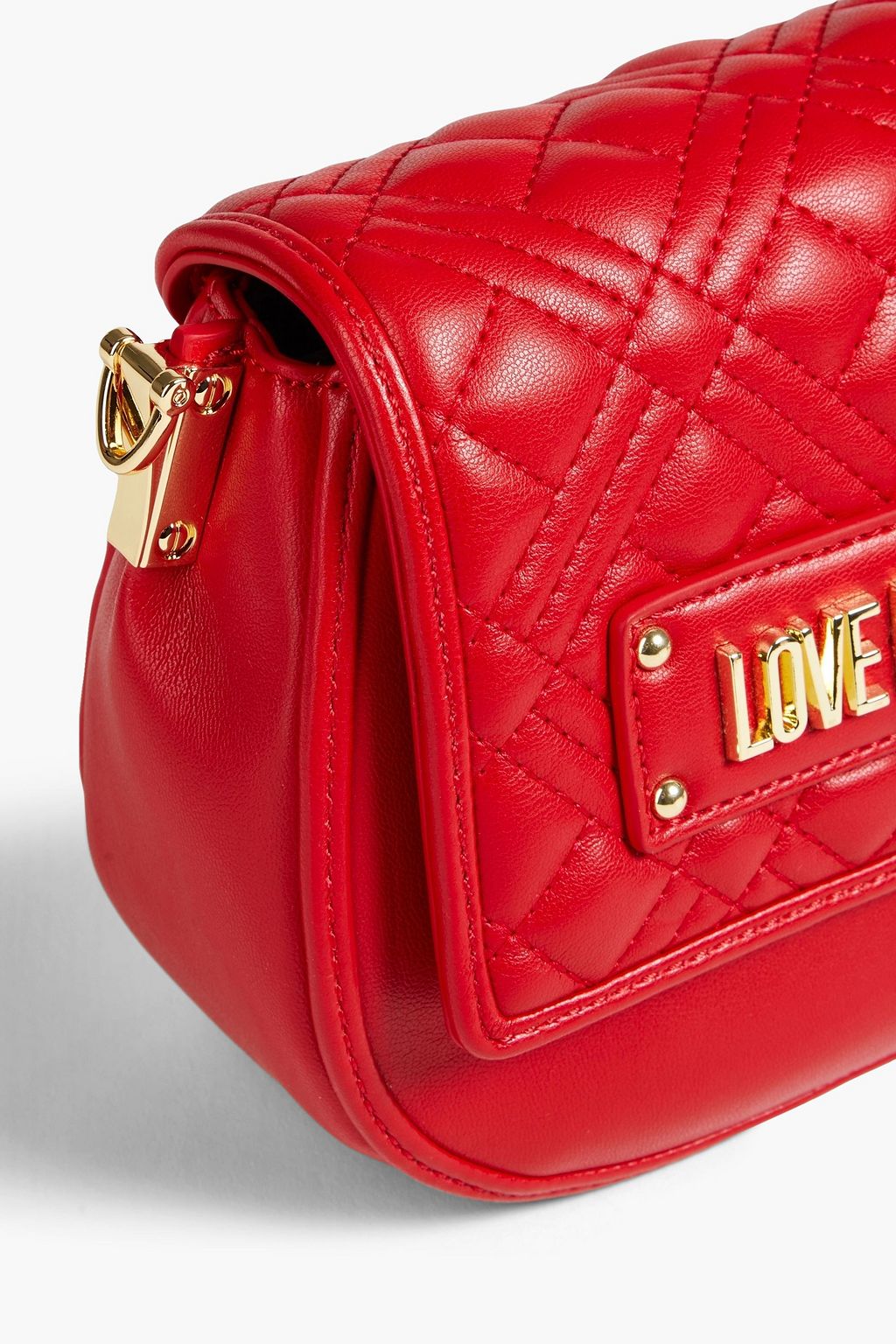 LOVE MOSCHINO Quilted faux leather shoulder bag
