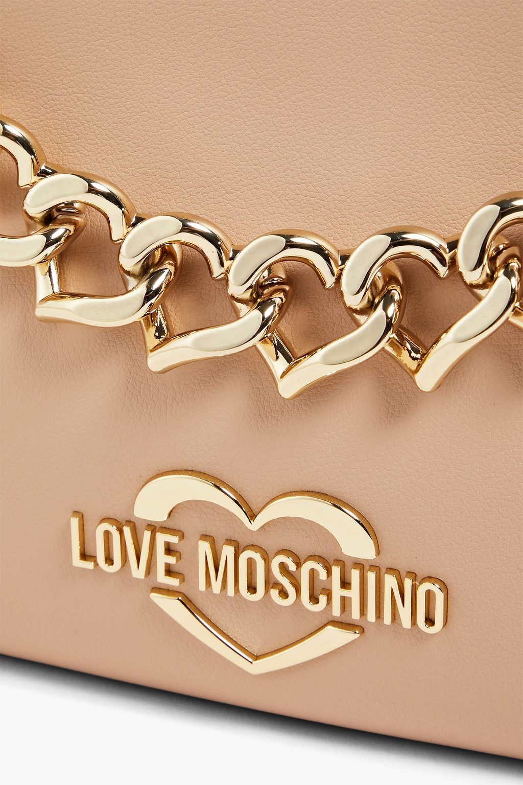 LOVE MOSCHINO Embellished faux leather shoulder bag