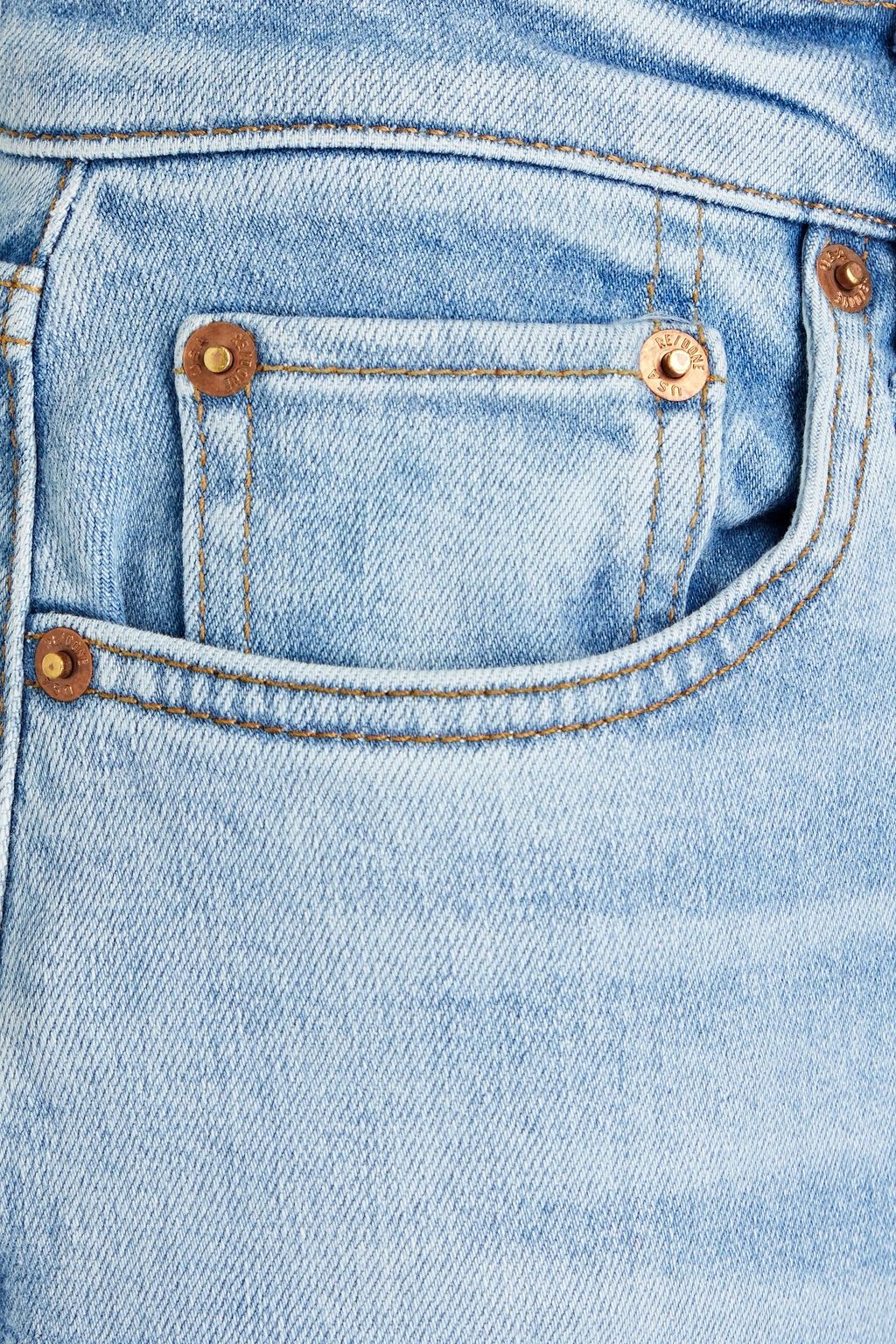 RE/DONE 90s cropped high-rise slim-leg jeans