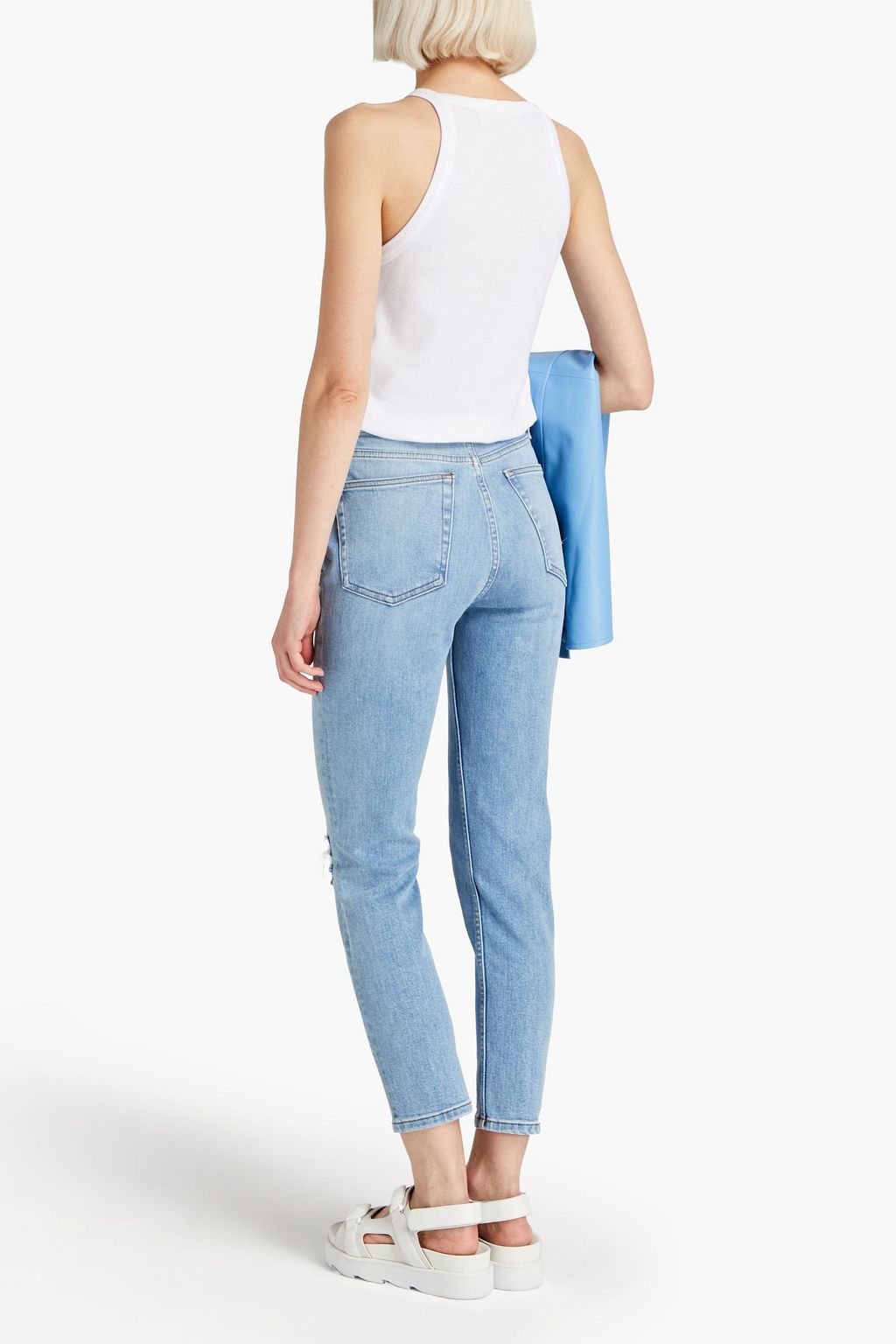 RE/DONE 90s cropped high-rise slim-leg jeans