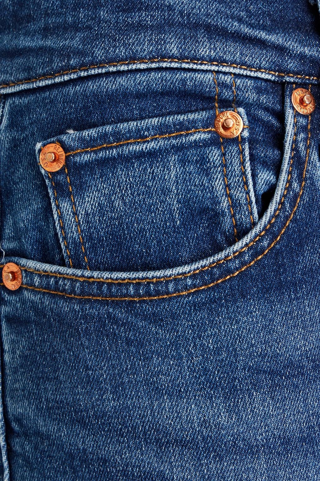 RE/DONE 90s cropped high-rise slim-leg jeans