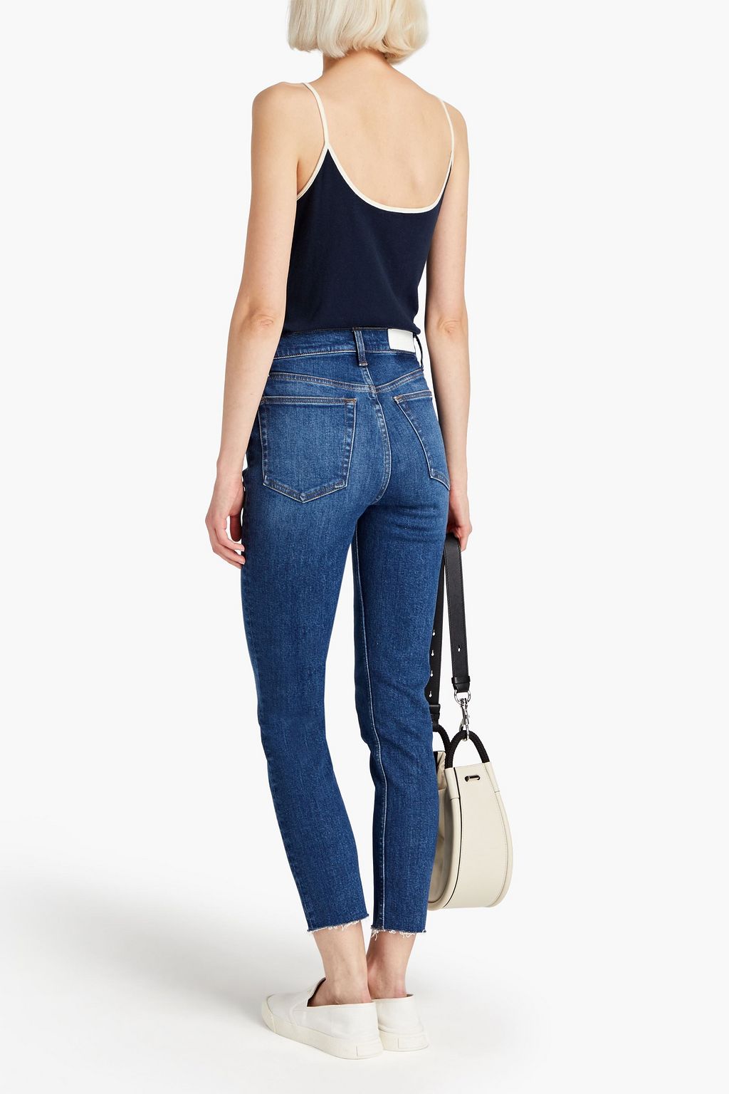 RE/DONE 90s cropped high-rise slim-leg jeans