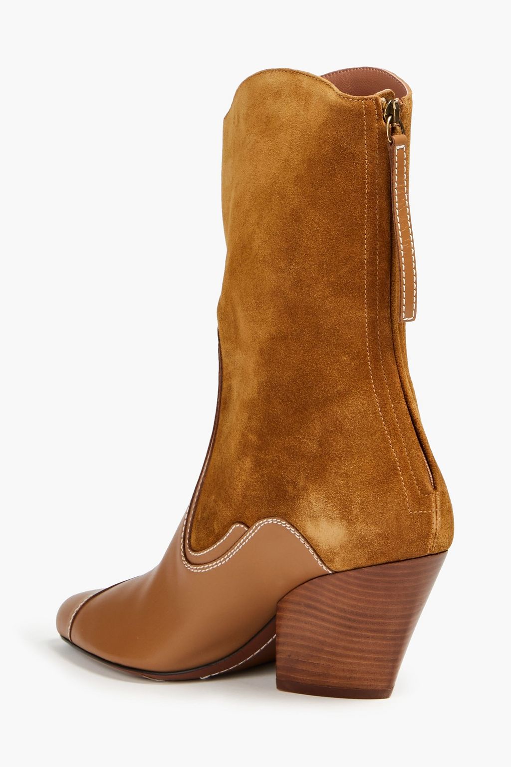 ZIMMERMANN Leather and suede ankle boots THE