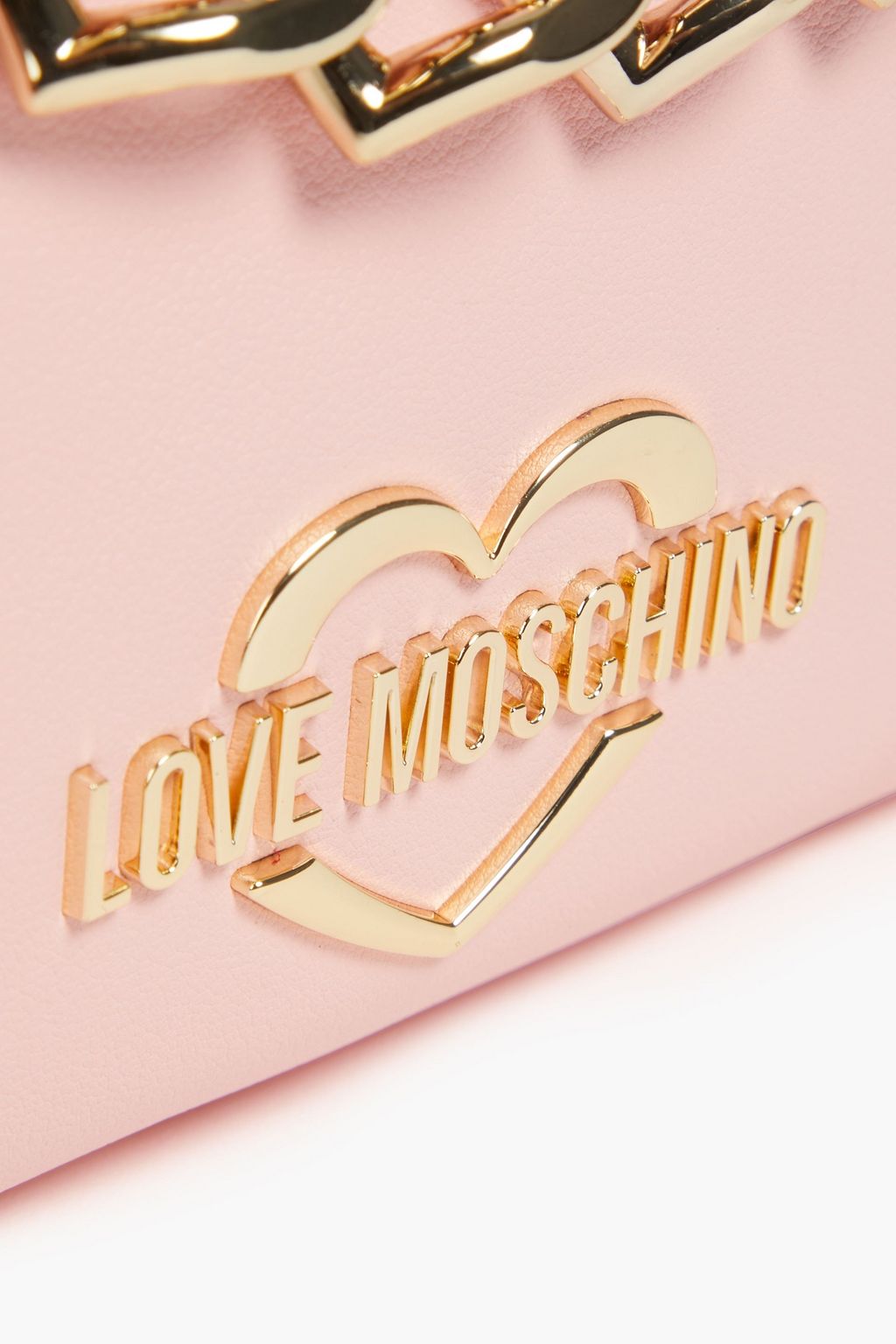 LOVE MOSCHINO Embellished faux leather shoulder bag