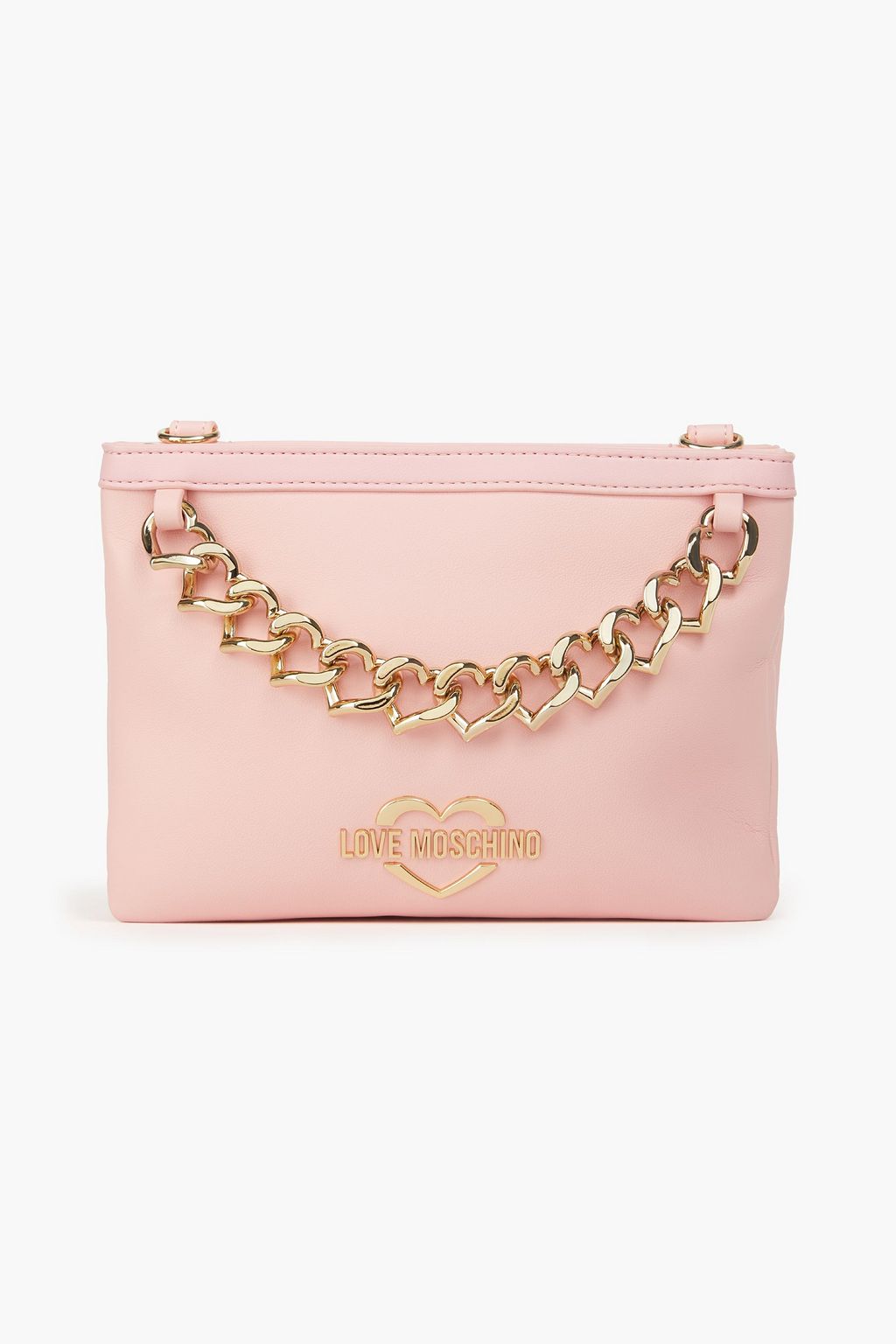 LOVE MOSCHINO Embellished faux leather shoulder bag