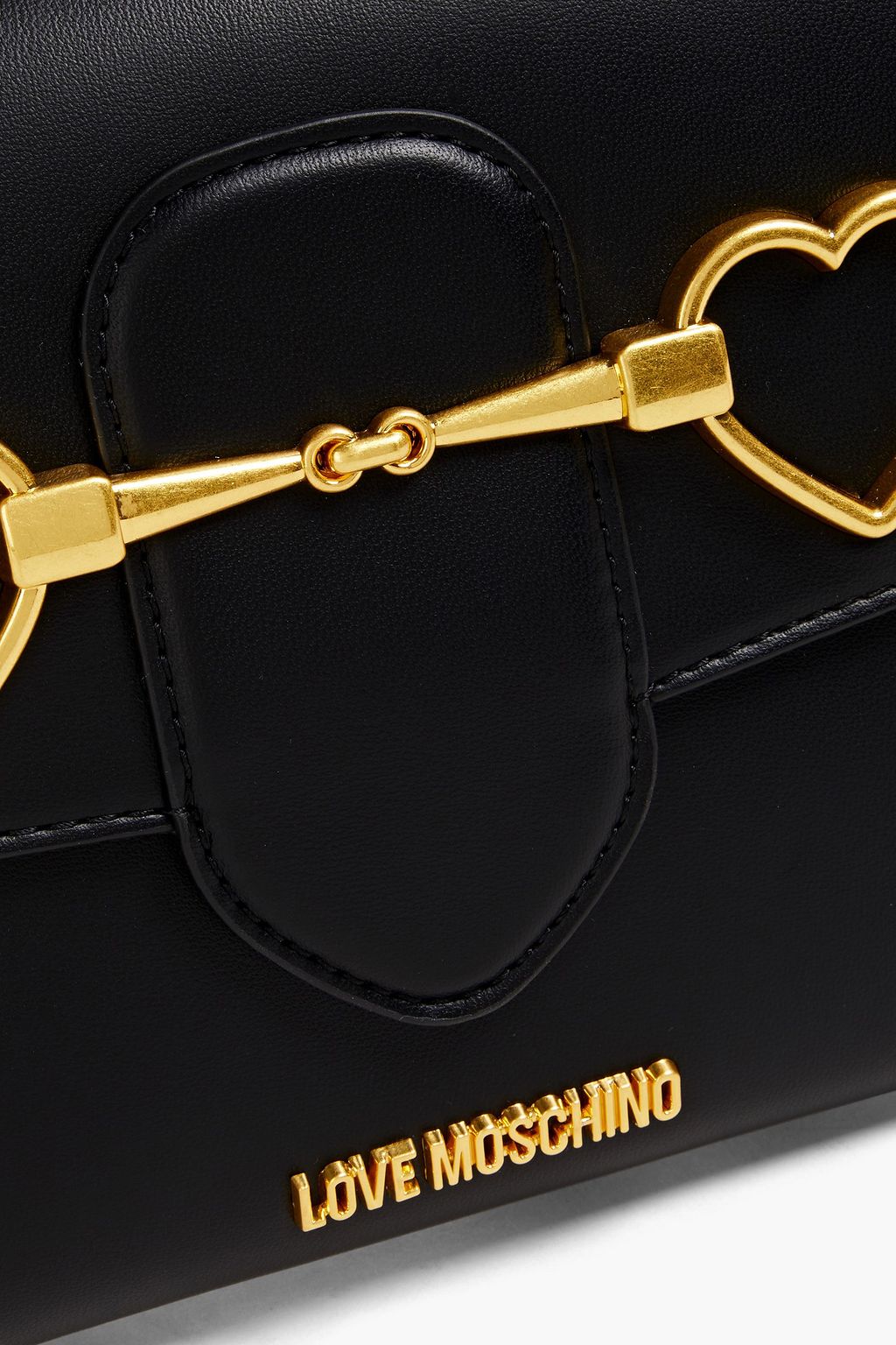 LOVE MOSCHINO Embellished faux leather shoulder bag