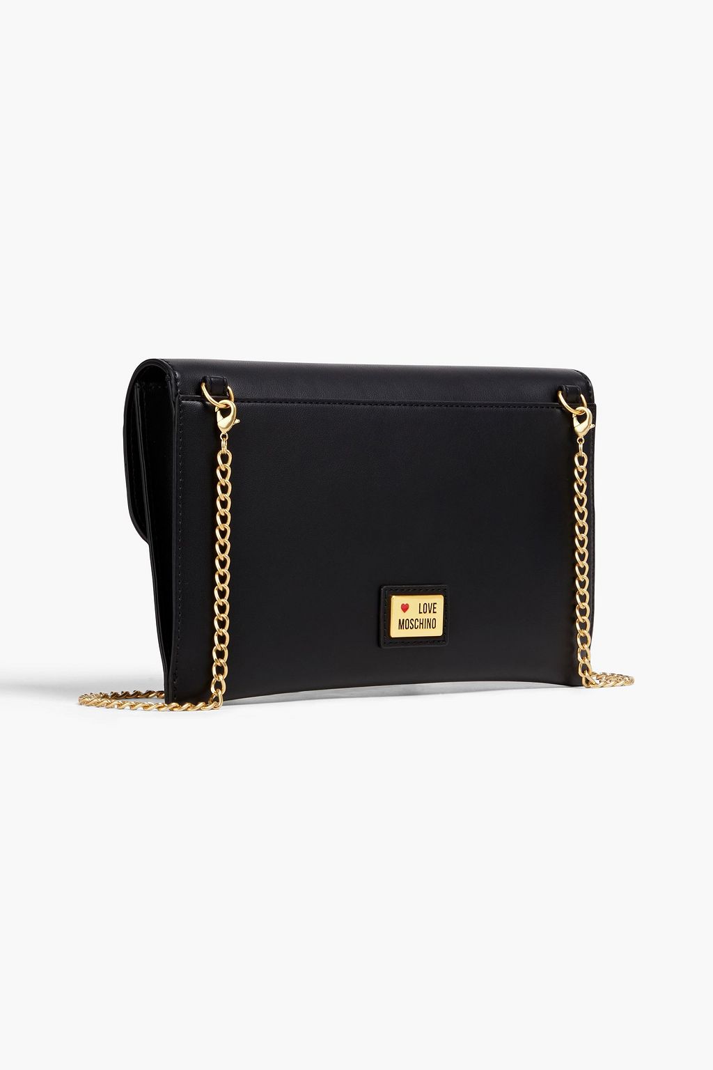 LOVE MOSCHINO Embellished faux leather shoulder bag
